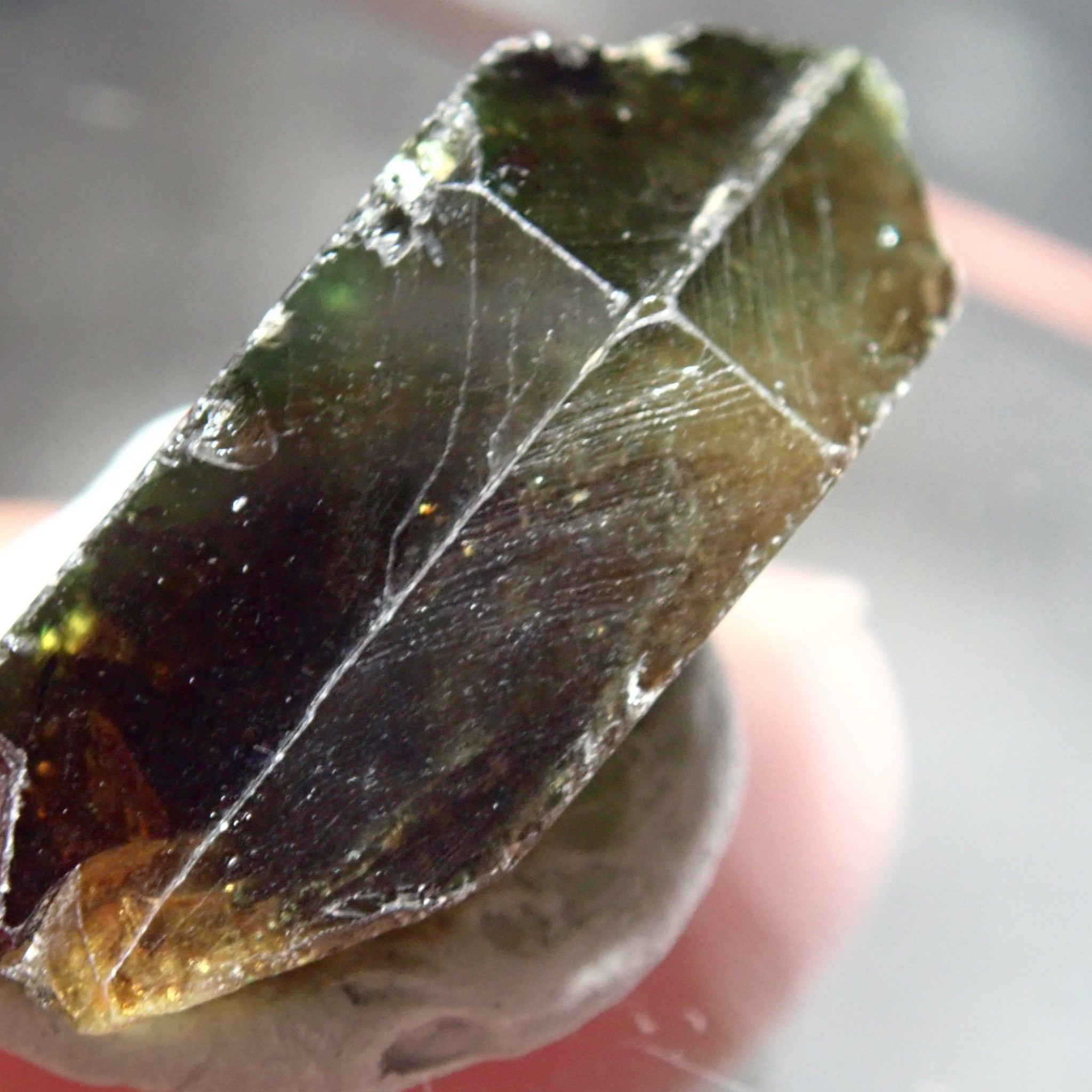 34.71Ct Chrome Sphene Crystal Tanzania Very Rare