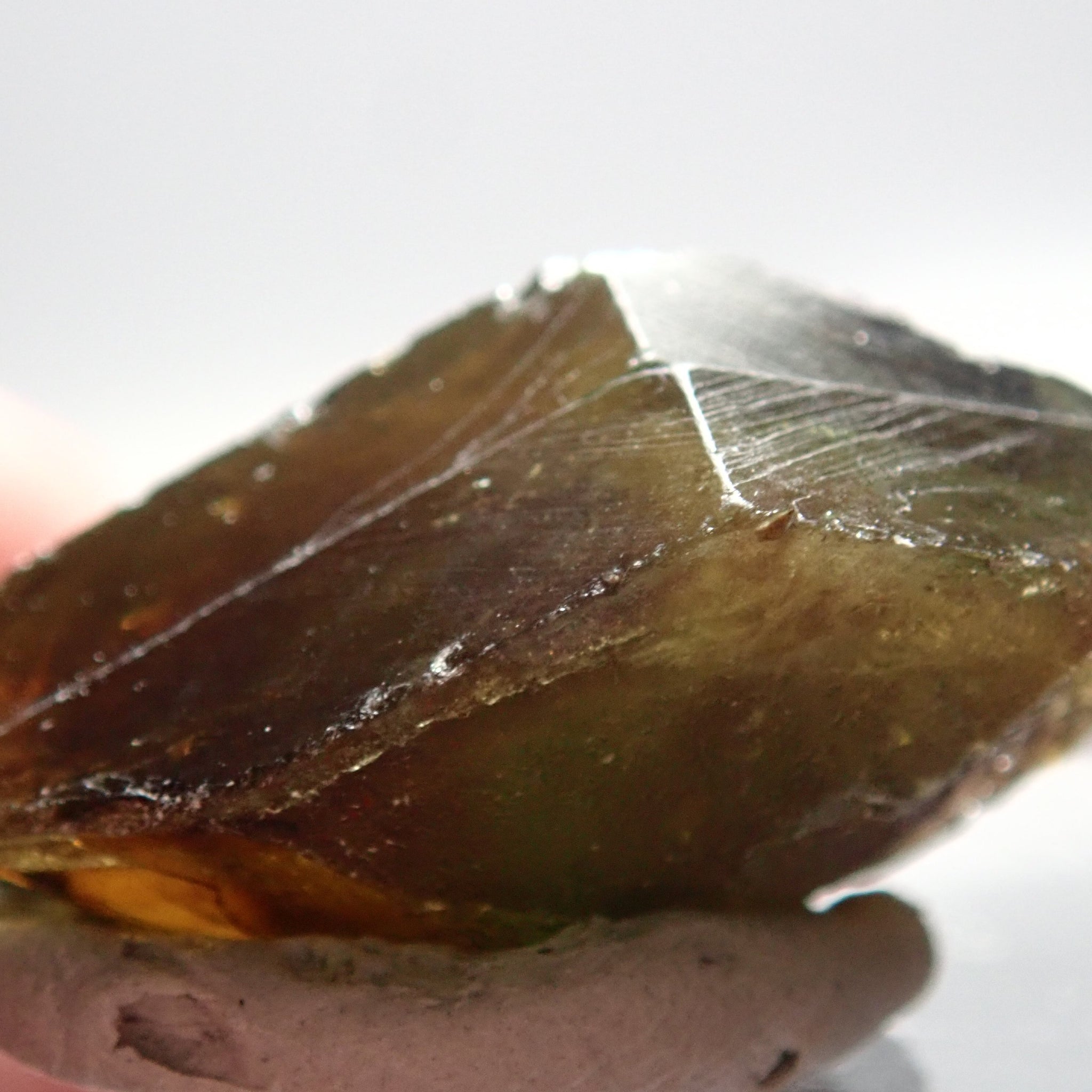 34.71Ct Chrome Sphene Crystal Tanzania Very Rare