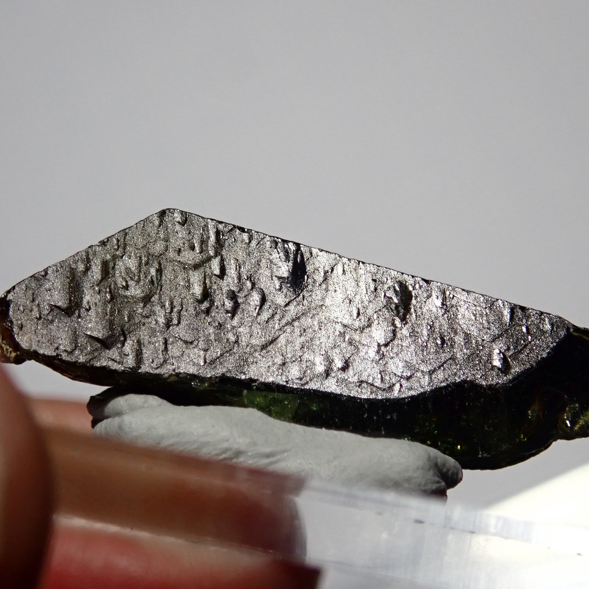 35.71Ct Chrome Sphene Crystal Tanzania Very Rare