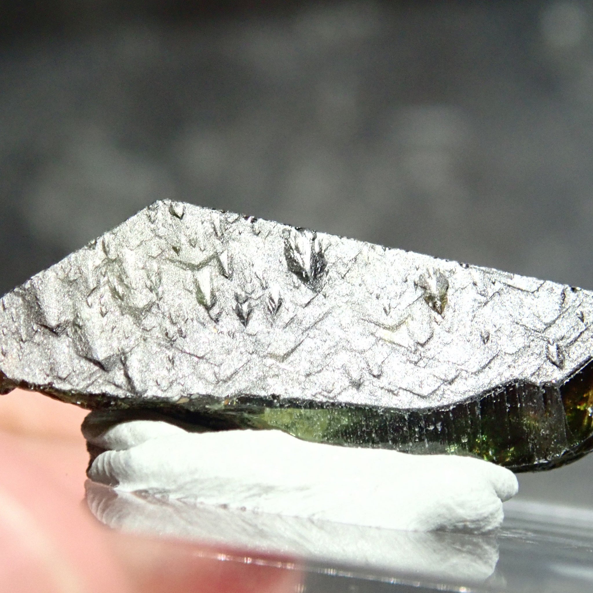 35.71Ct Chrome Sphene Crystal Tanzania Very Rare