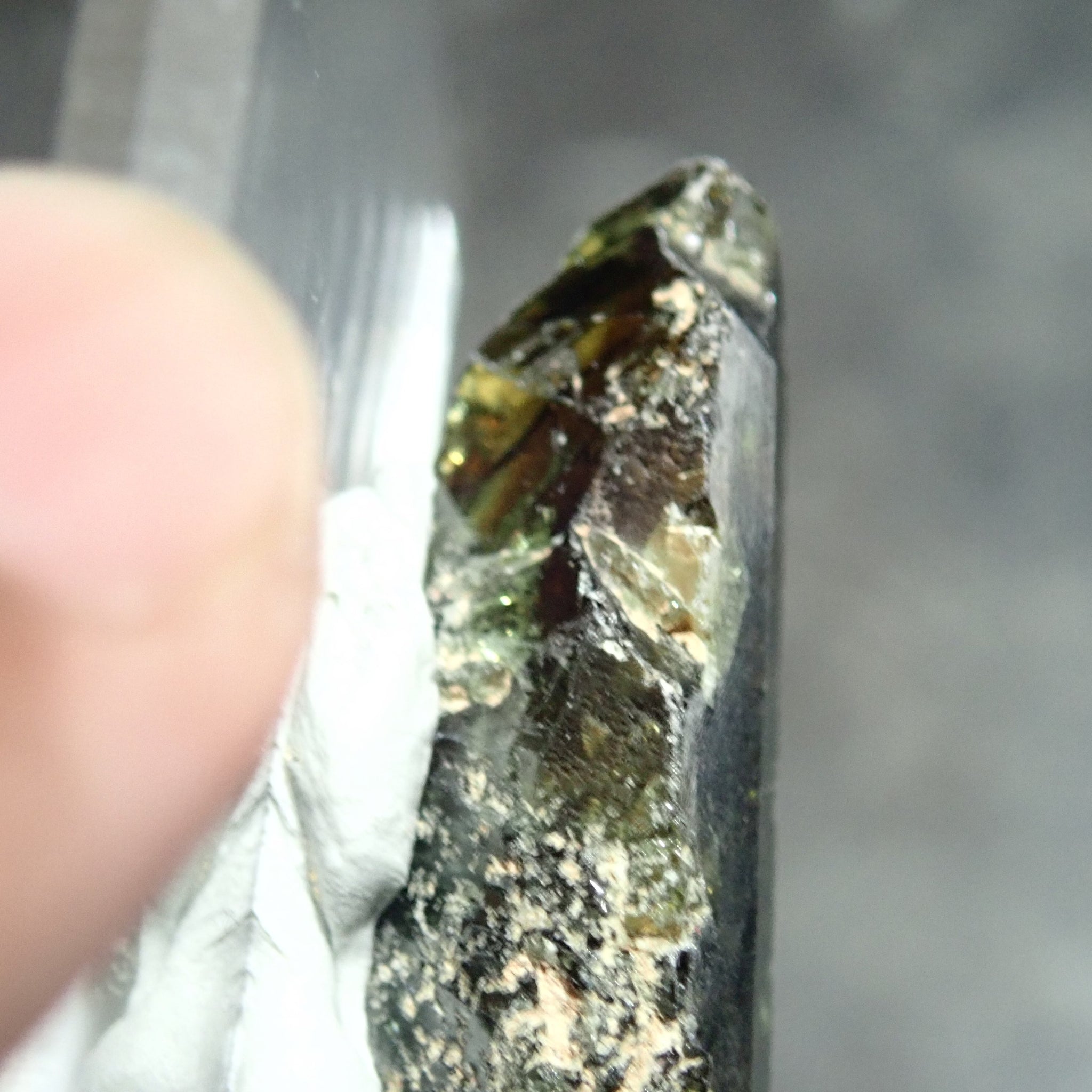 35.71Ct Chrome Sphene Crystal Tanzania Very Rare