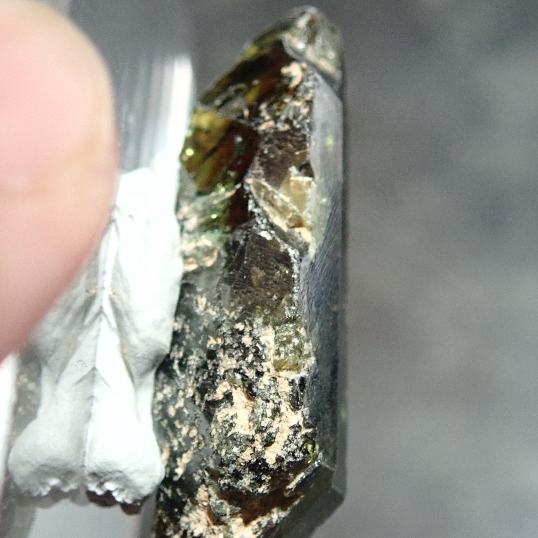 35.71Ct Chrome Sphene Crystal Tanzania Very Rare