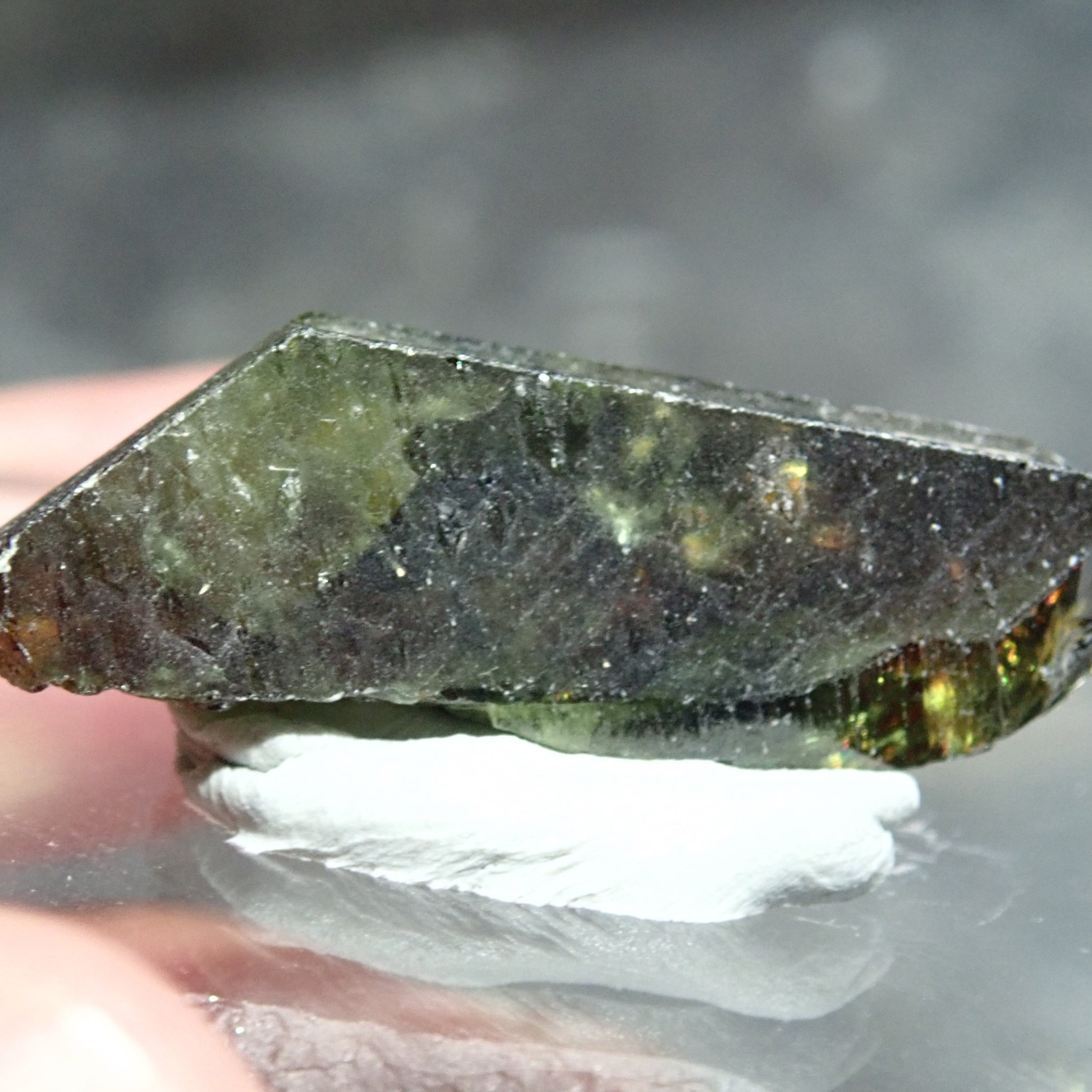 35.71Ct Chrome Sphene Crystal Tanzania Very Rare