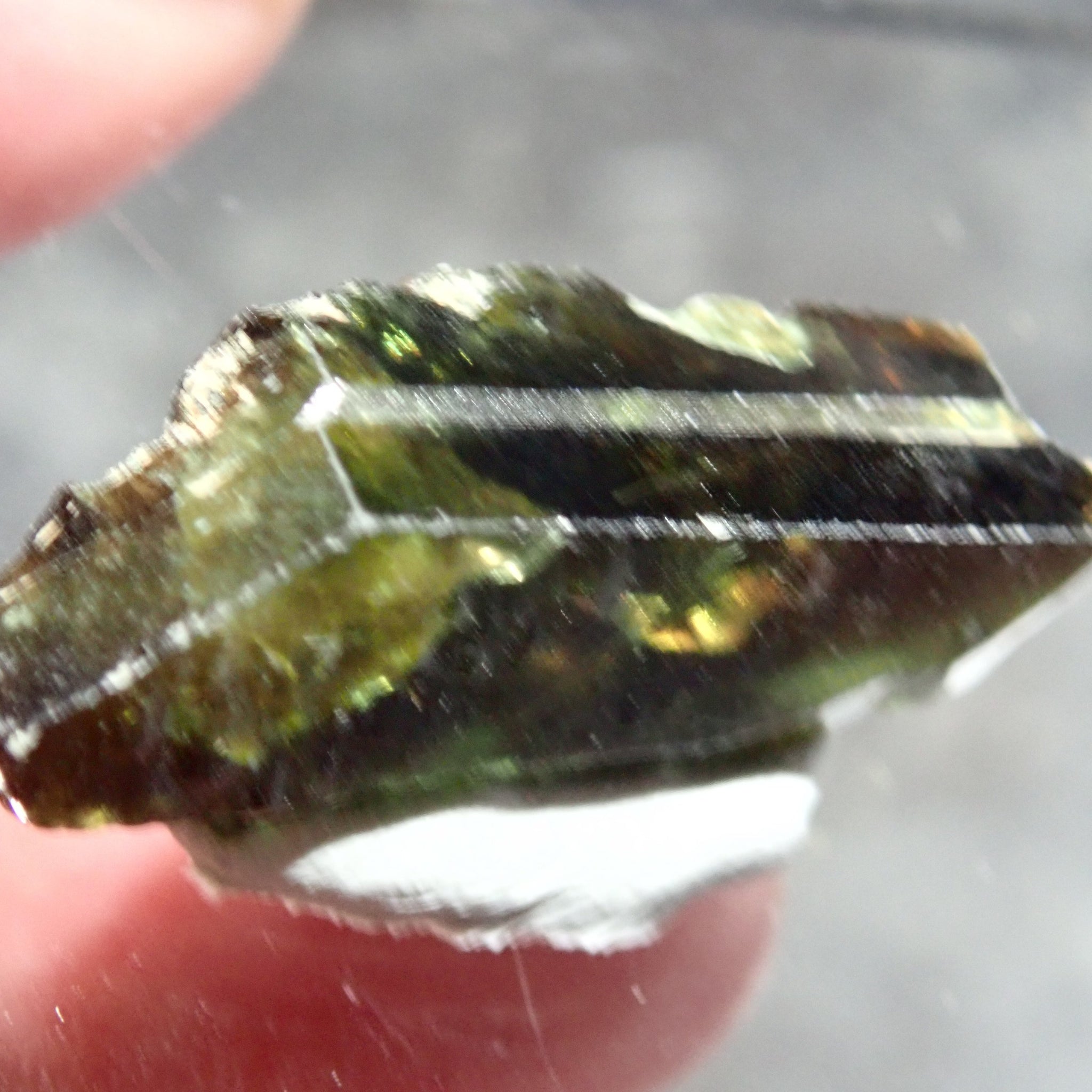 35.71Ct Chrome Sphene Crystal Tanzania Very Rare
