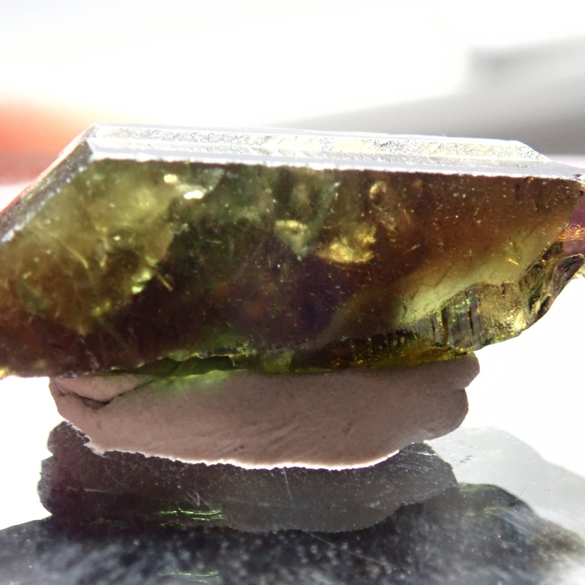 35.71Ct Chrome Sphene Crystal Tanzania Very Rare