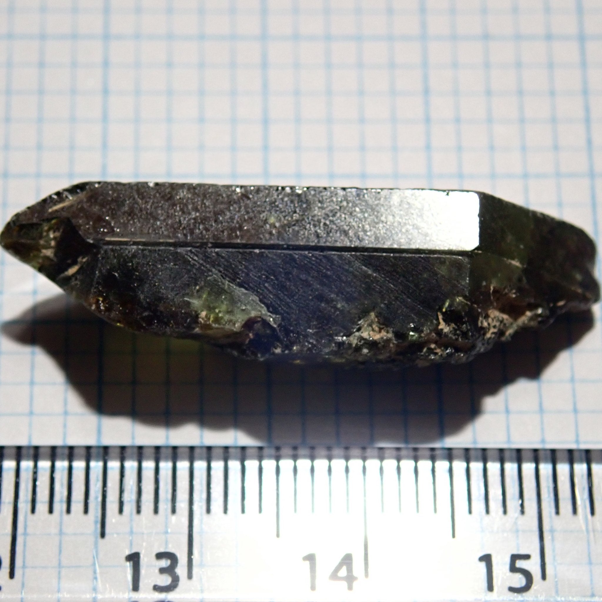 35.71Ct Chrome Sphene Crystal Tanzania Very Rare