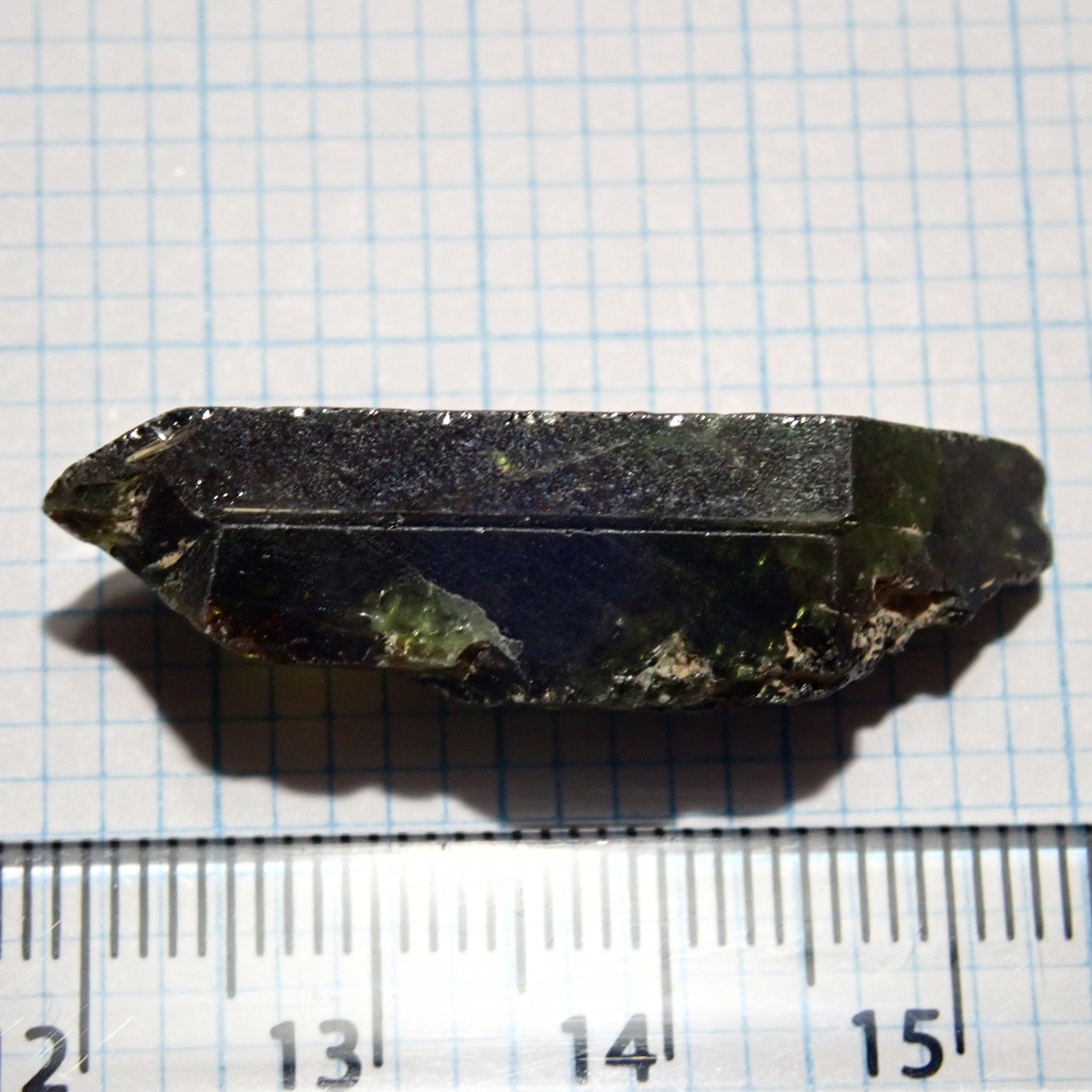 35.71Ct Chrome Sphene Crystal Tanzania Very Rare