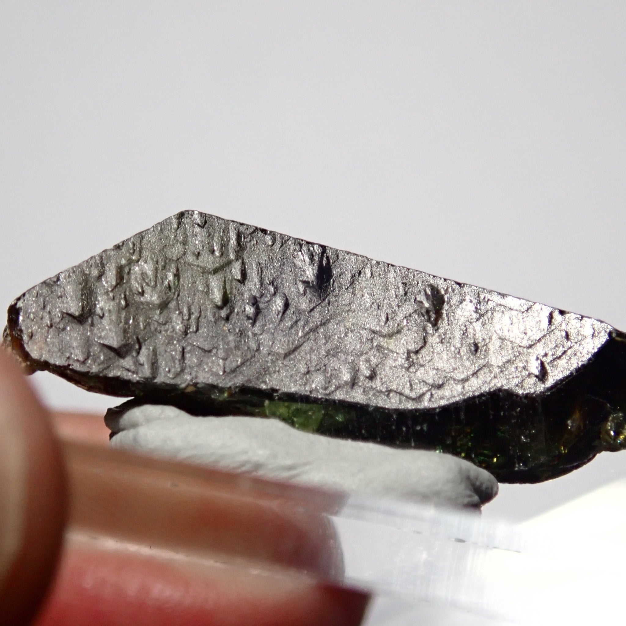 35.71Ct Chrome Sphene Crystal Tanzania Very Rare