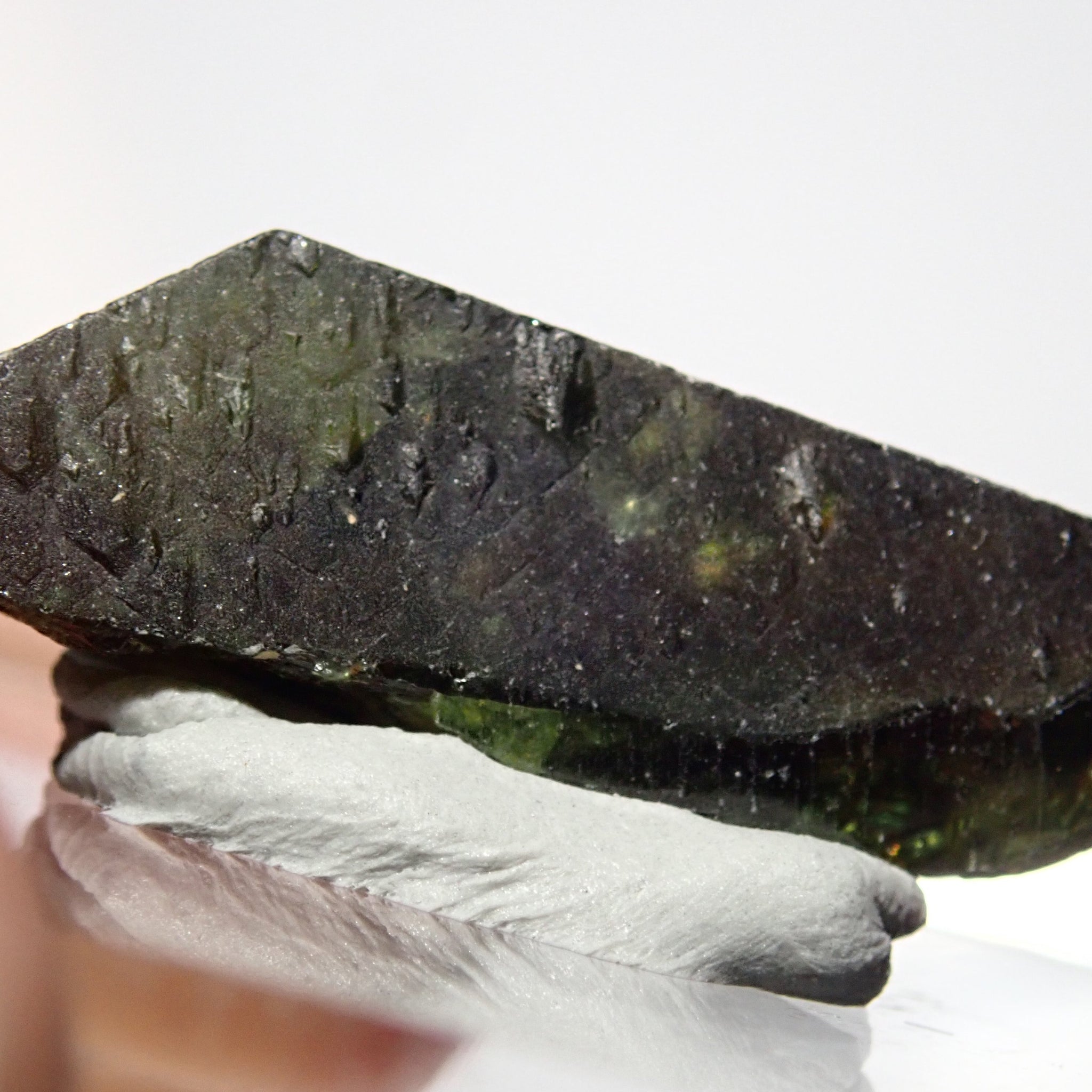 35.71Ct Chrome Sphene Crystal Tanzania Very Rare