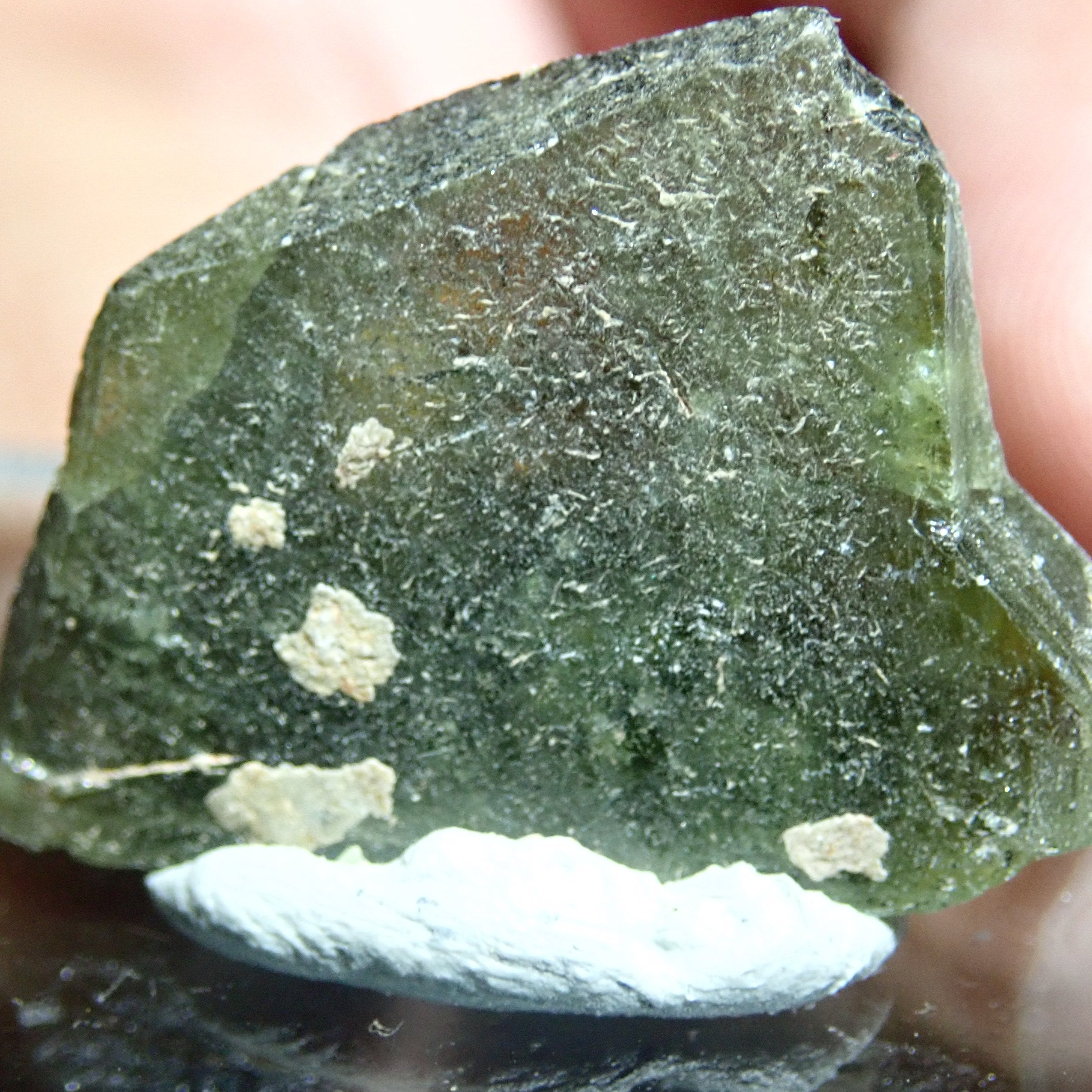 35.78Ct Chrome Sphene Crystal Tanzania Very Rare