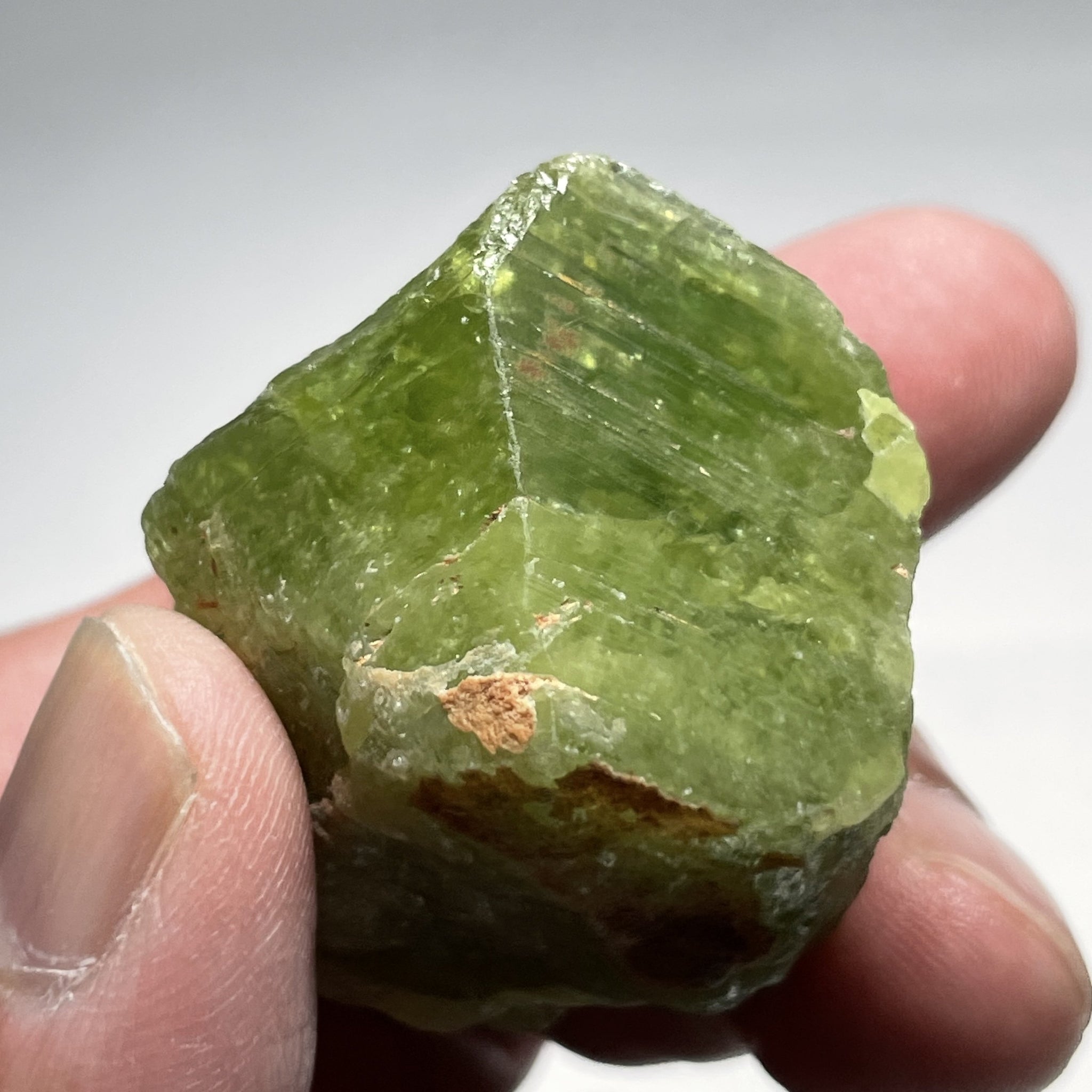 65.40Gm / 327.00Ct Tsavorite Merelani Tanzania Untreated Unheated - With Gemmy Poritions. 44.5 X 21