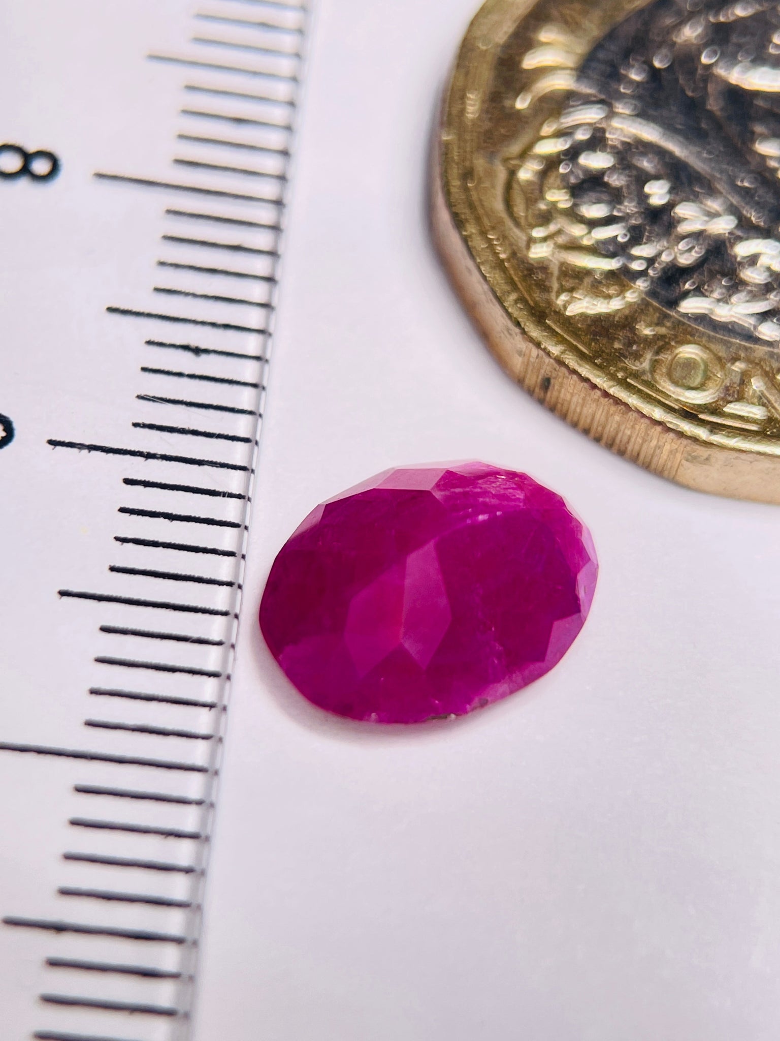 3.12Ct Sapphire Morogoro Tanzania. Untreated Unheated Can Be Used Either Way Crown Up Or Pavilion