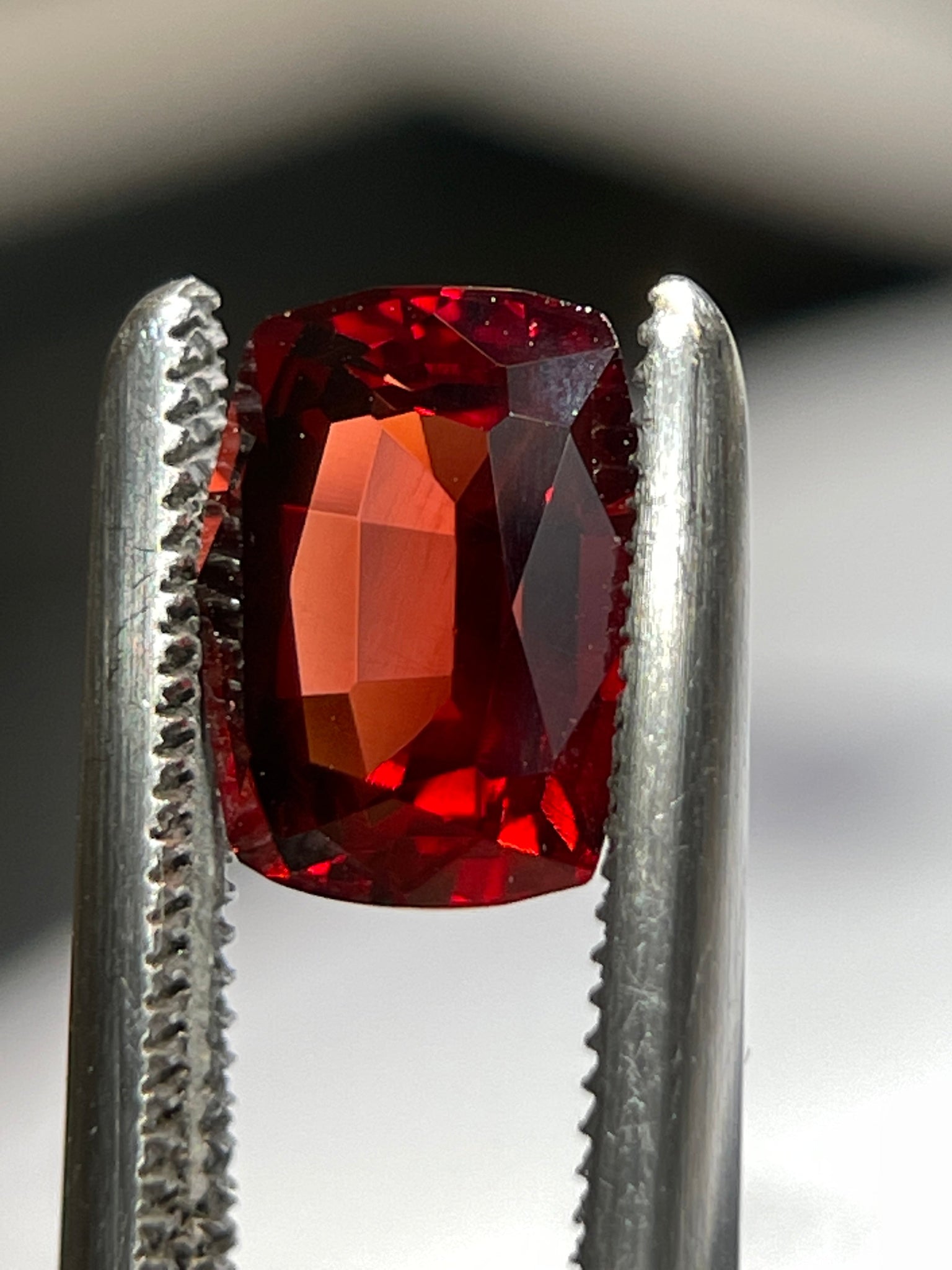 1.97Ct Malaya Garnet. Tanzania. Untreated Unheated