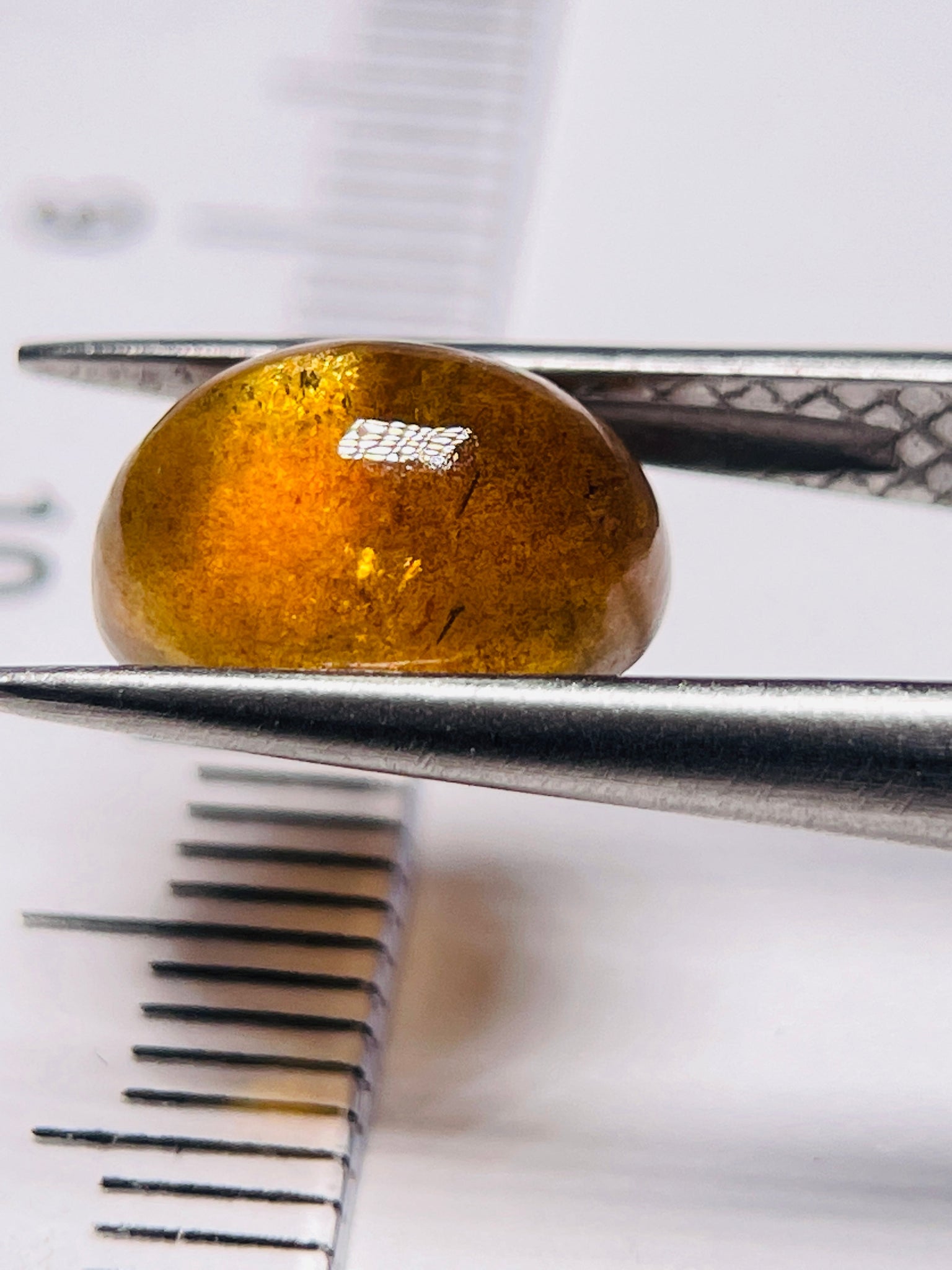 3.33Ct Sapphire Cabochon Seems To Have A Moving Star But As Point Umba Valley Tanzania. Untreated