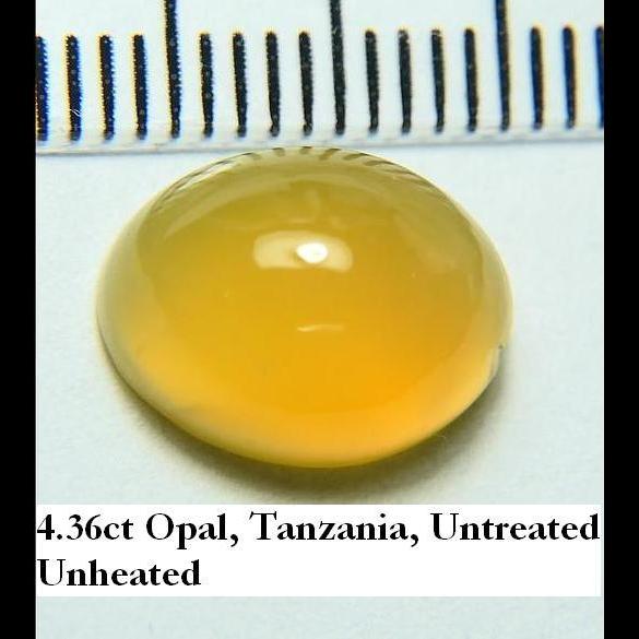 4.36ct Opal, Tanzania, Untreated Unheated-Gems Of East Africa