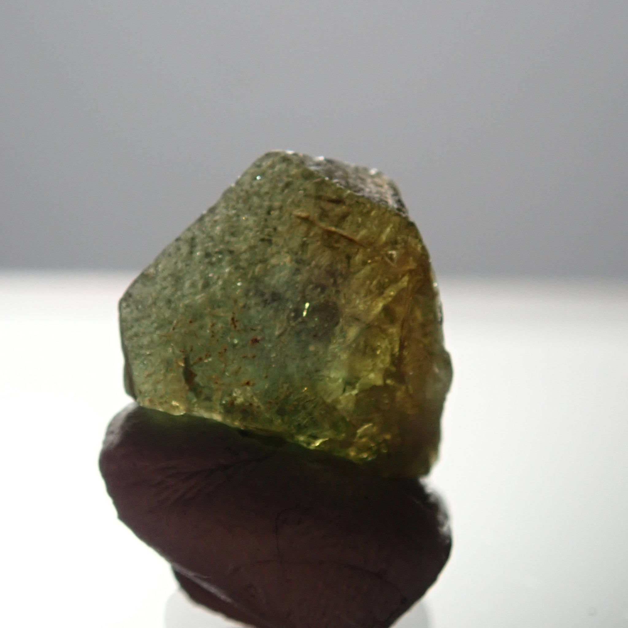 4.81Ct Chrome Sphene Crystal Tanzania Very Rare Faceting Grade