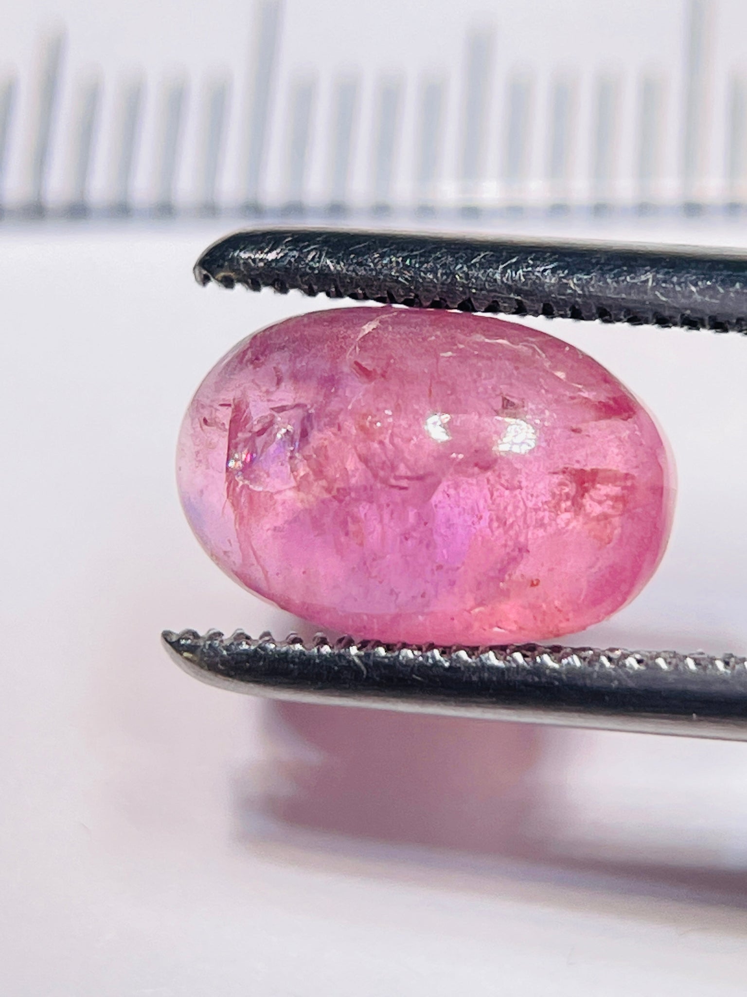 2.81Ct Umba Sapphire Cabochon. Tanzania Untreated Unheated.