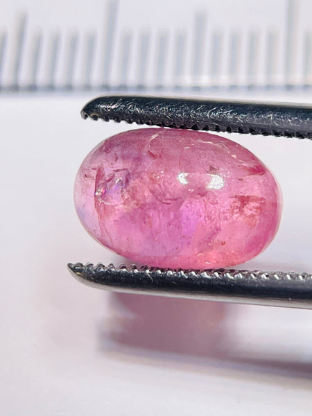 2.81Ct Umba Sapphire Cabochon. Tanzania Untreated Unheated.