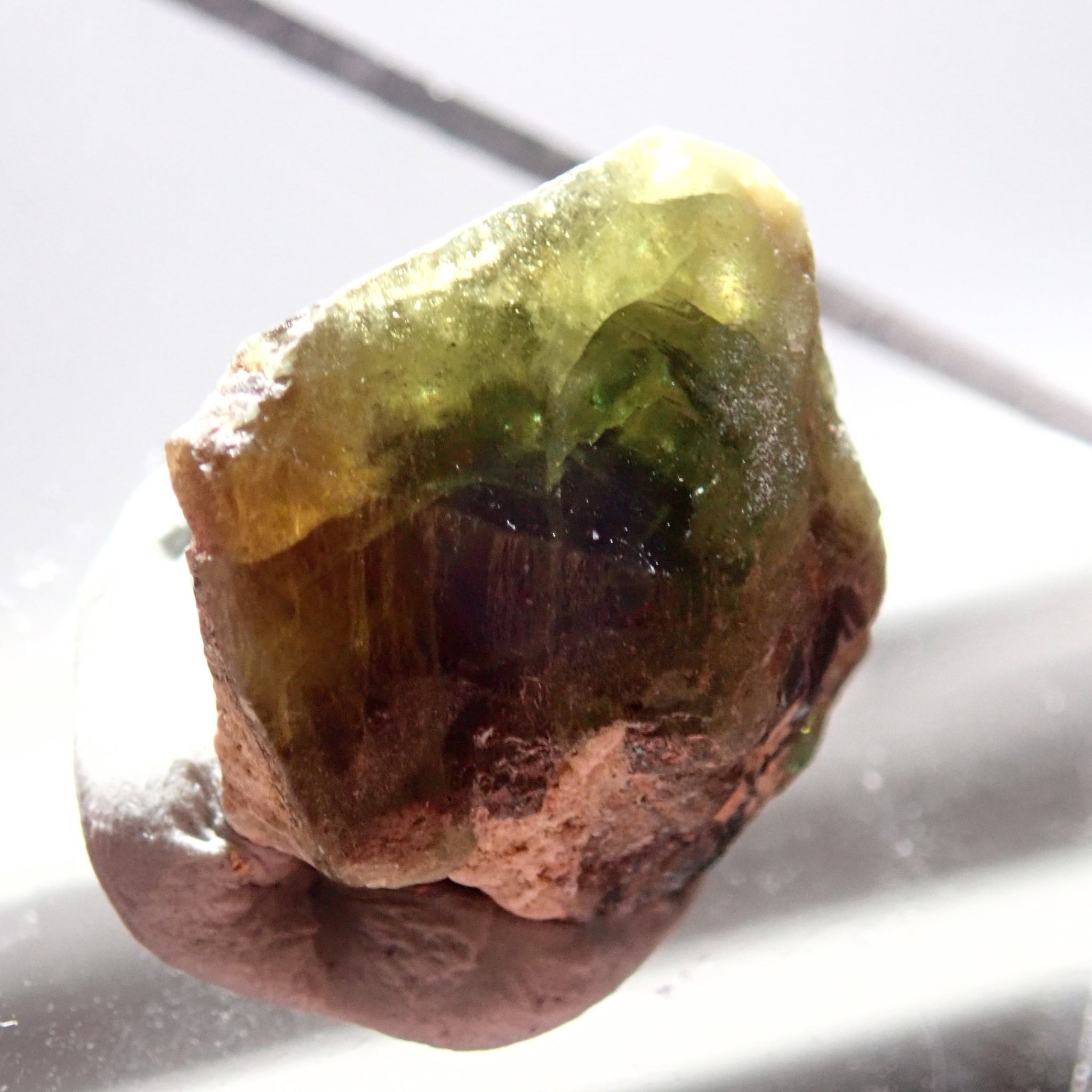 41.81Ct Chrome Sphene Crystal Tanzania Very Rare