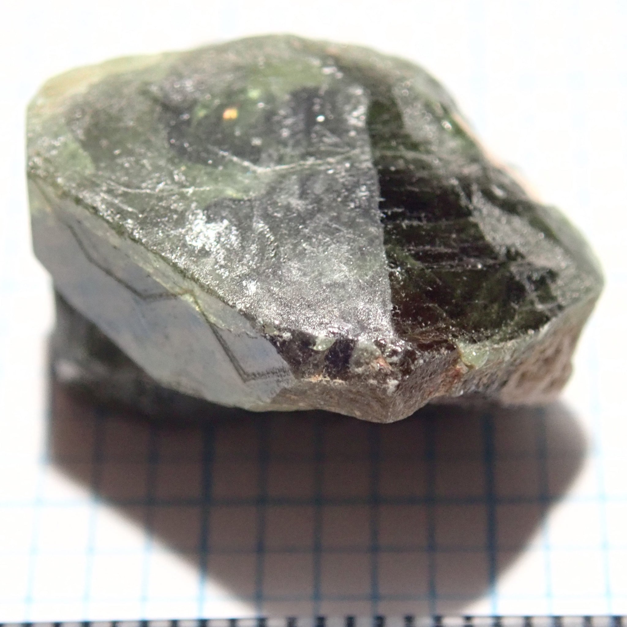 41.81Ct Chrome Sphene Crystal Tanzania Very Rare