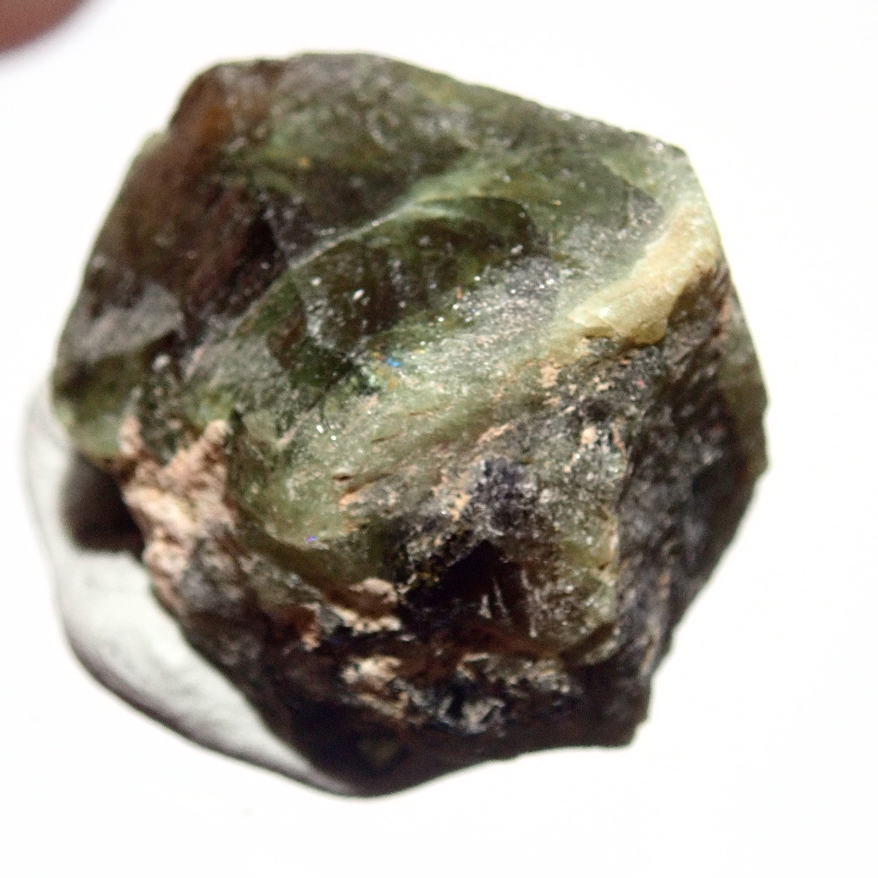 41.81Ct Chrome Sphene Crystal Tanzania Very Rare