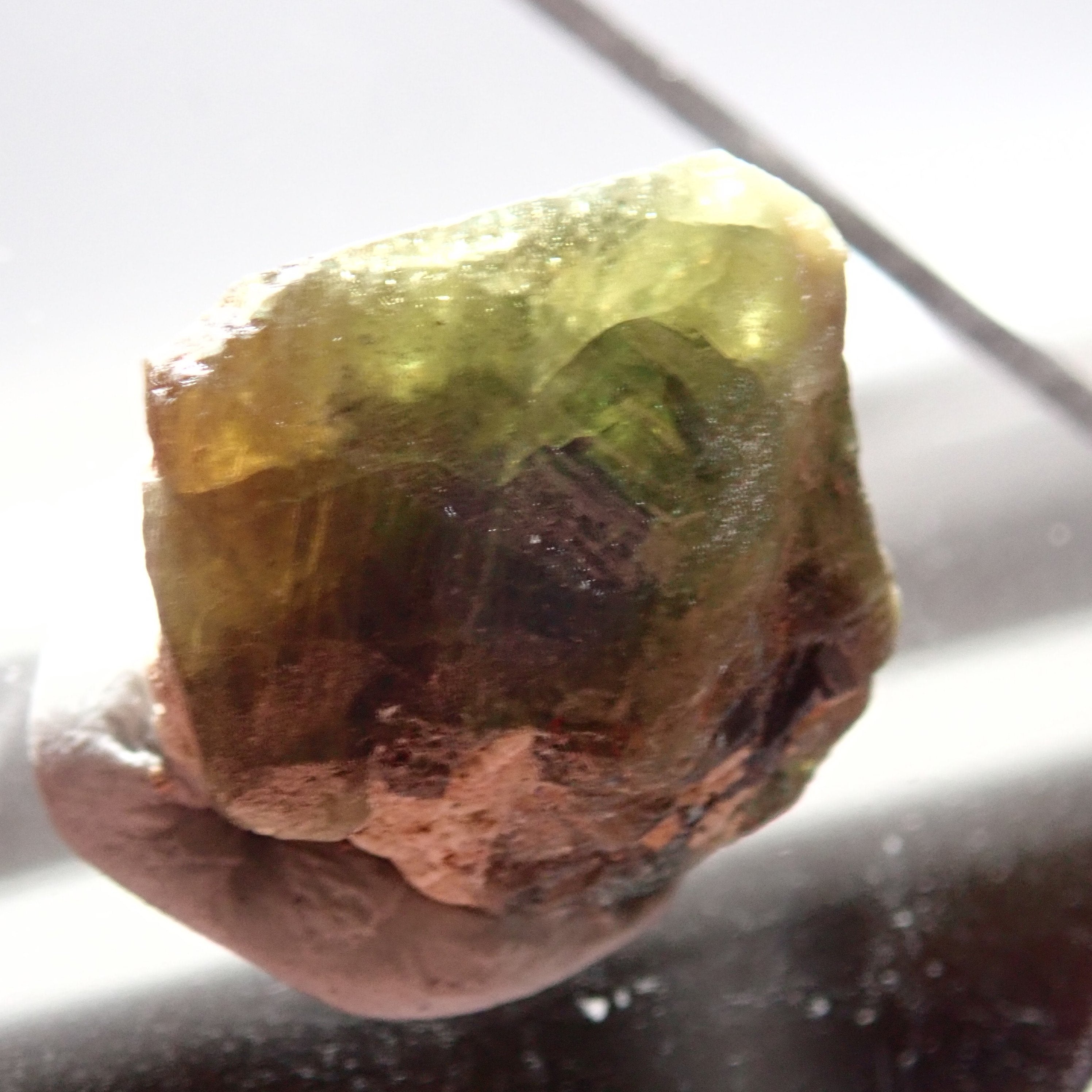 41.81Ct Chrome Sphene Crystal Tanzania Very Rare