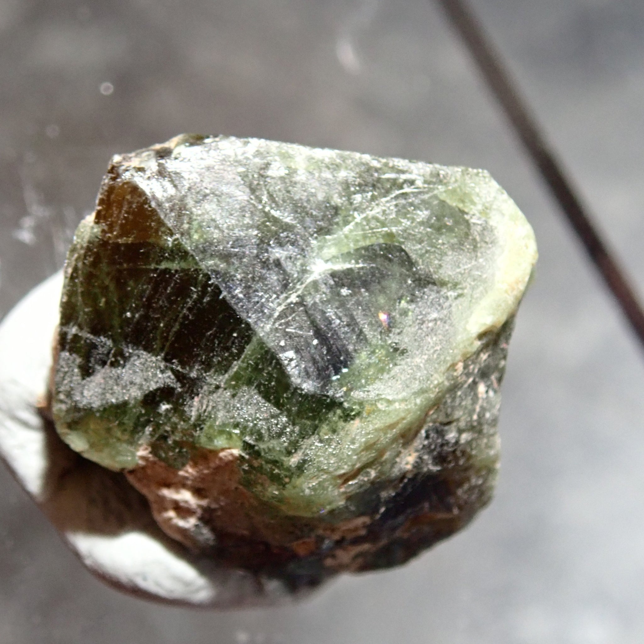 41.81Ct Chrome Sphene Crystal Tanzania Very Rare