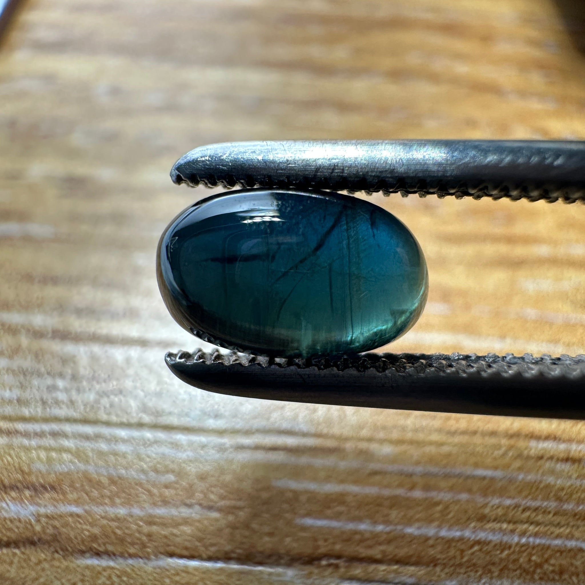 1.80Ct Sapphire Cabochon Kenya. Untreated Unheated. Can Be Used As Is Or Facet It Into A Cut Stone.