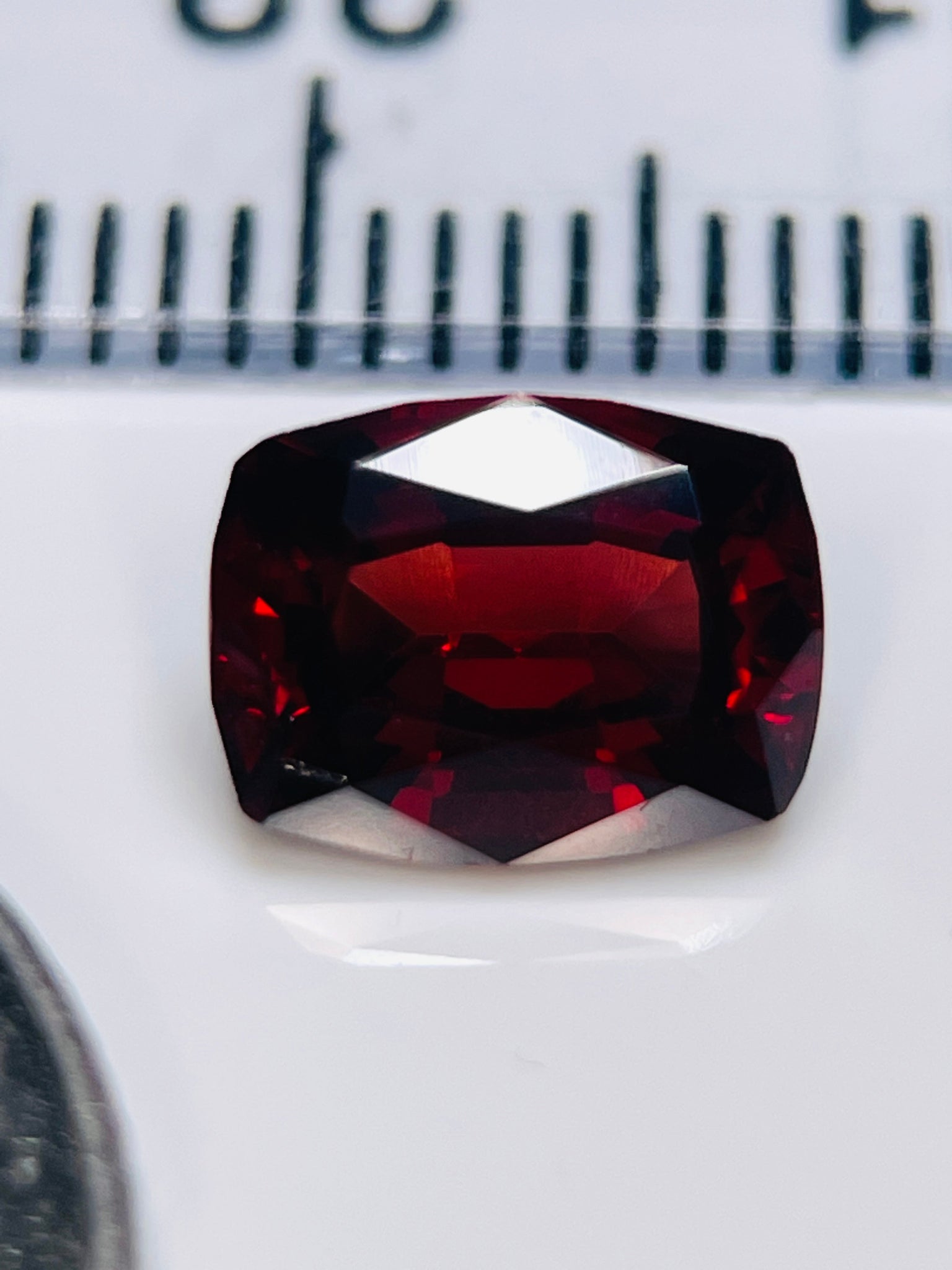 1.97Ct Malaya Garnet. Tanzania. Untreated Unheated