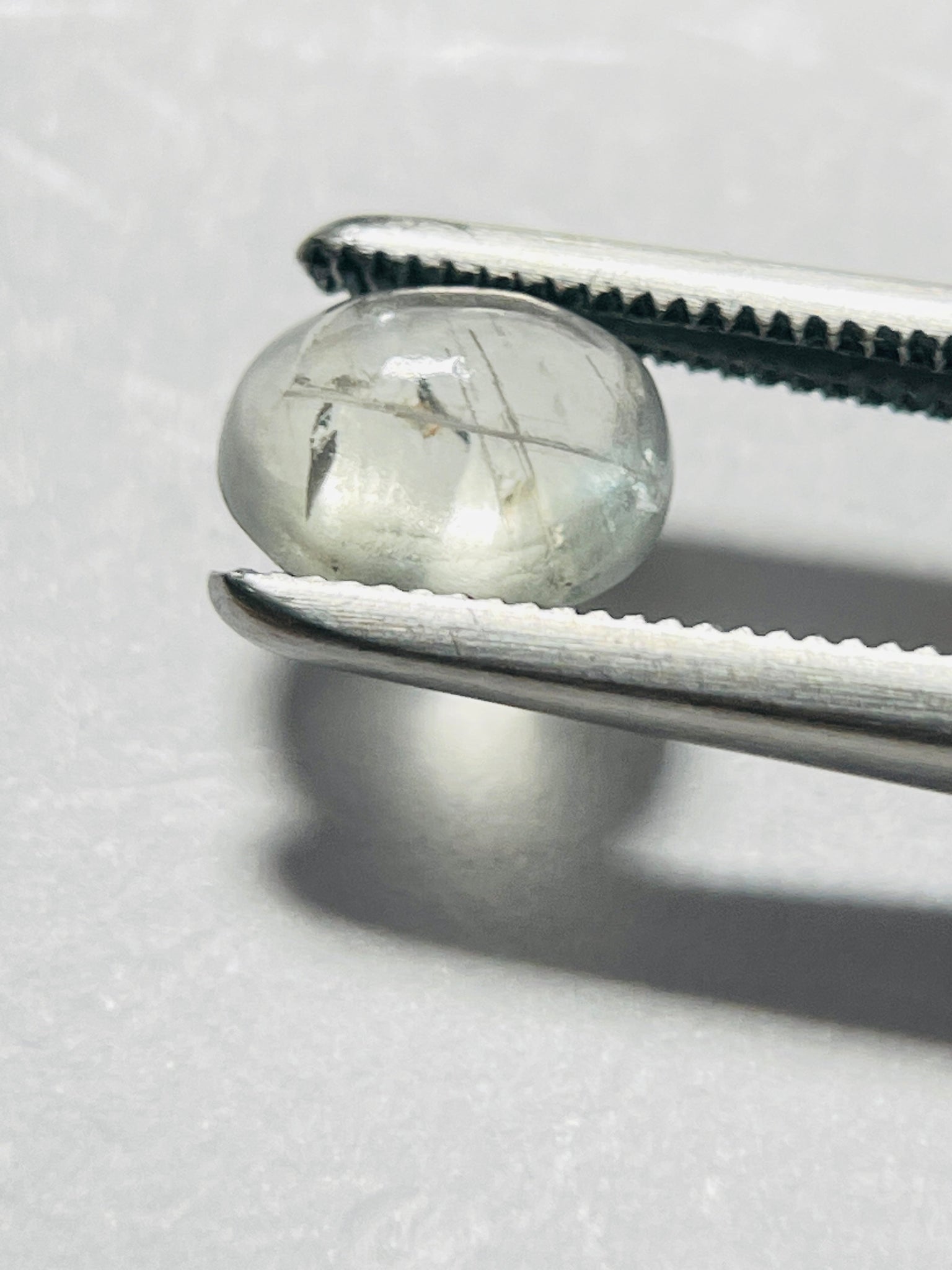 1.46Ct Umba Sapphire Cabochon. Tanzania Untreated Unheated.