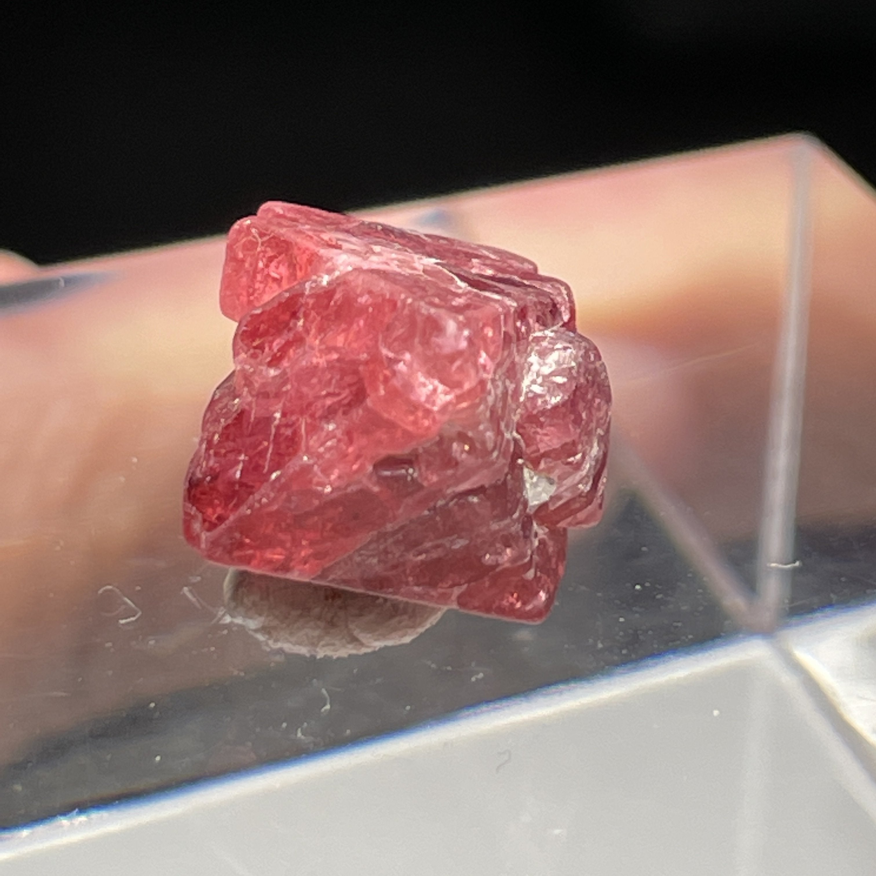 12.38Ct Mahenge Spinel Crystal Tanzania Untreated Unheated. 11.5 X 12.1 9.3 Mm