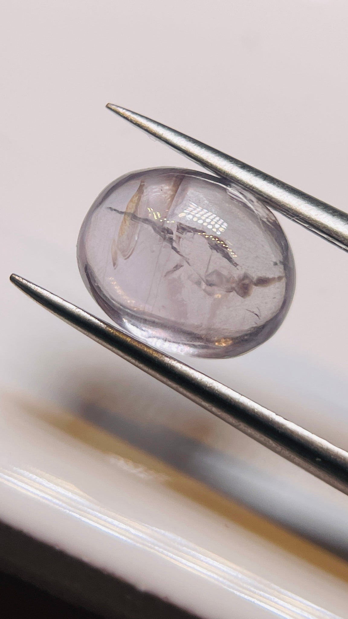 5.20Ct Colour Change / Shift Sapphire Cabochon Umba Valley Tanzania. Untreated Unheated.