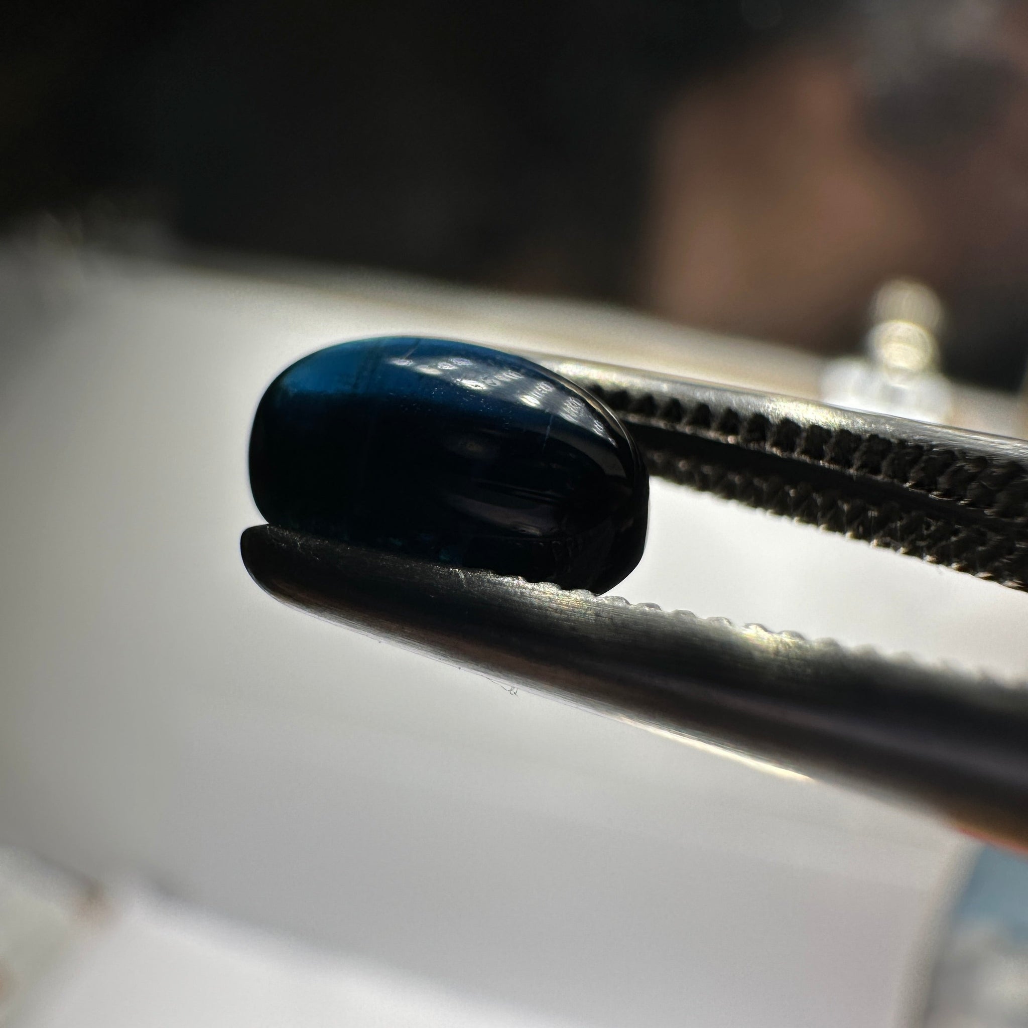 1.80Ct Sapphire Cabochon Kenya. Untreated Unheated. Can Be Used As Is Or Facet It Into A Cut Stone.