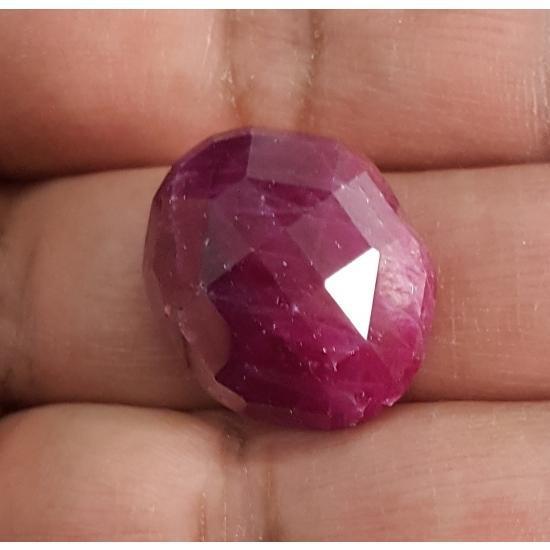 47.31ct Faceted Ruby Cabochon, UNTREATED UNHEATED-Gems Of East Africa