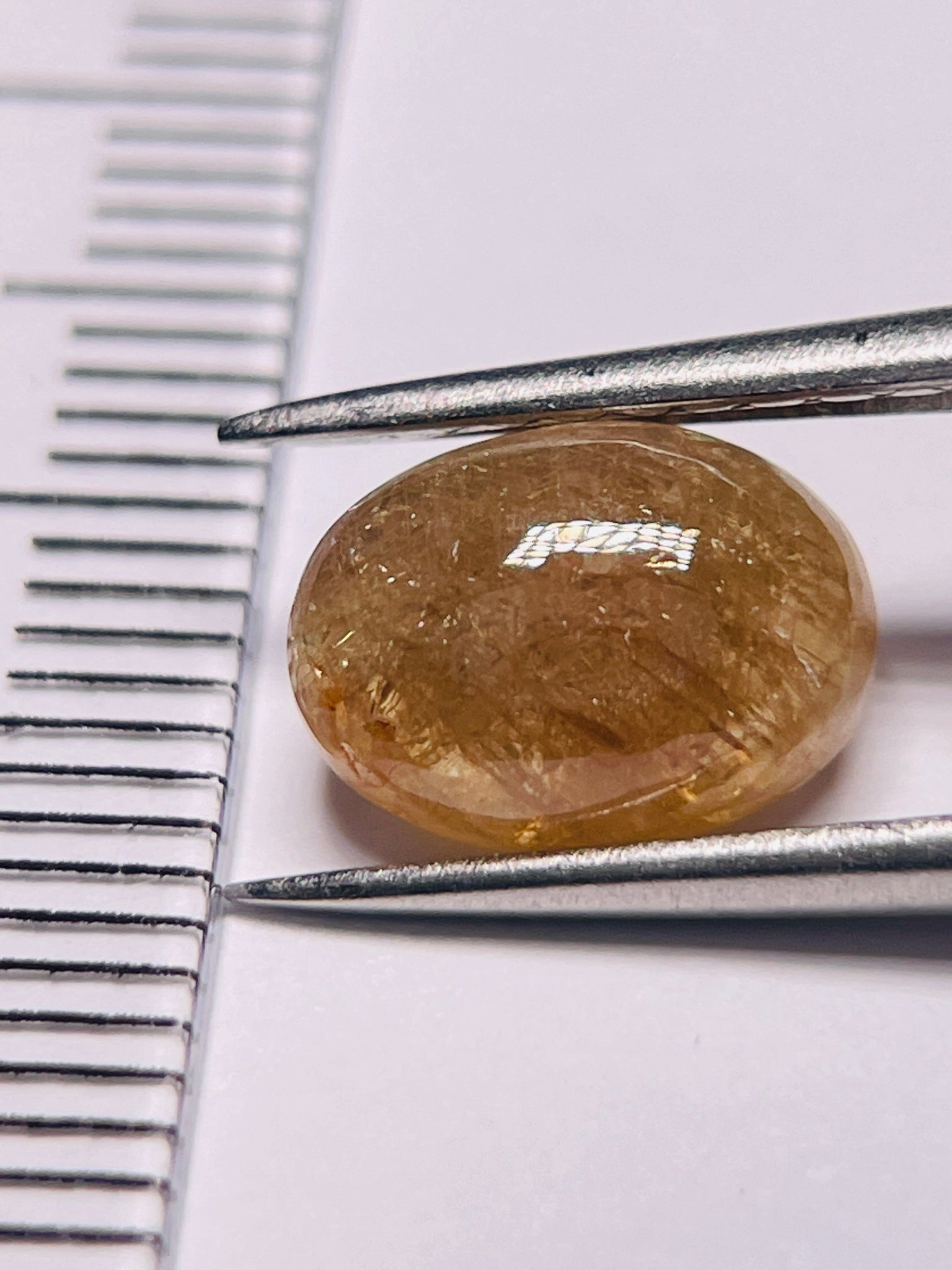 2.89Ct Sapphire Cabochon Umba Valley Tanzania. Untreated Unheated