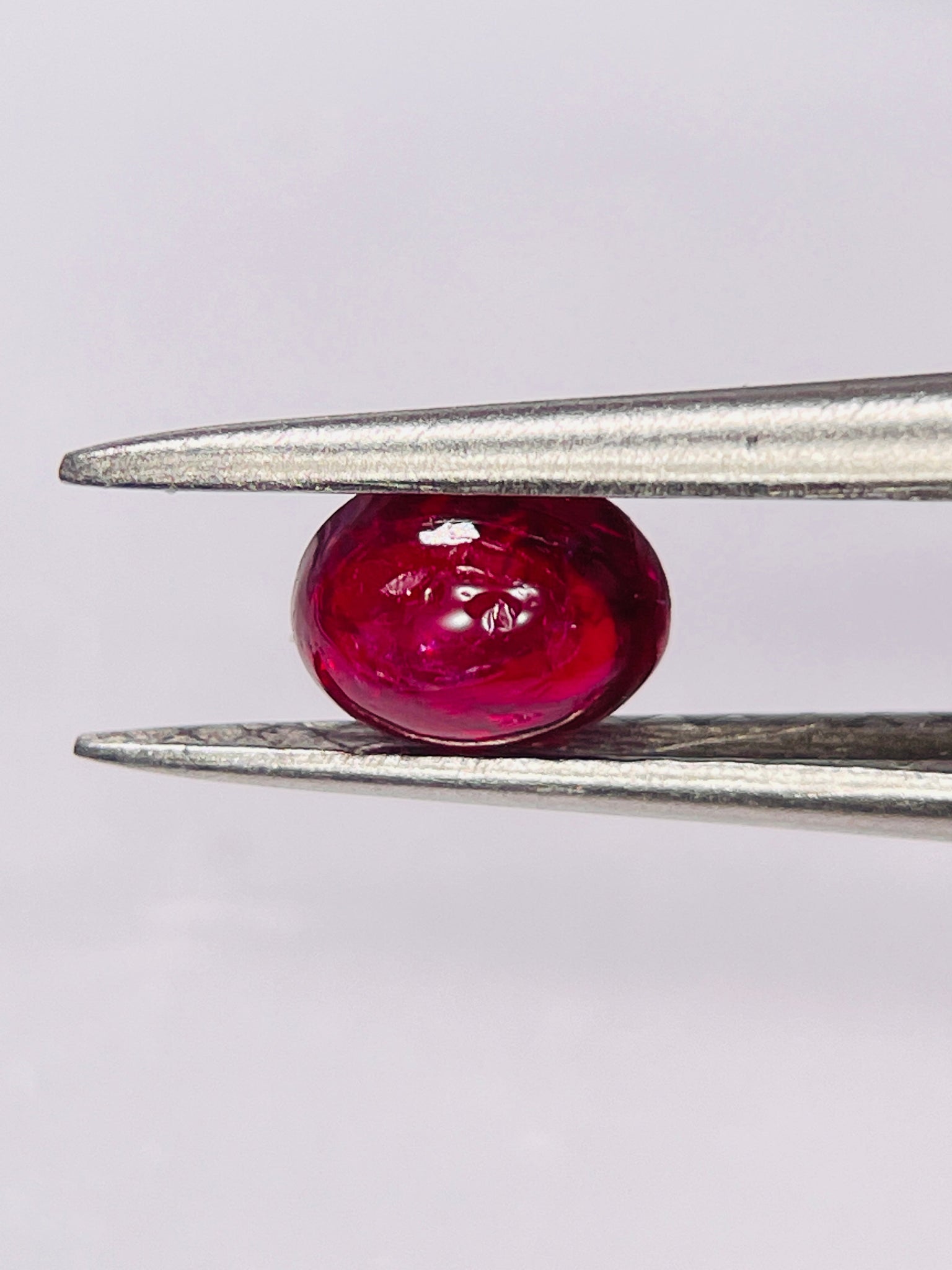 0.80Ct Ruby Cabochon Longido Mines Tanzania. Untreated Unheated