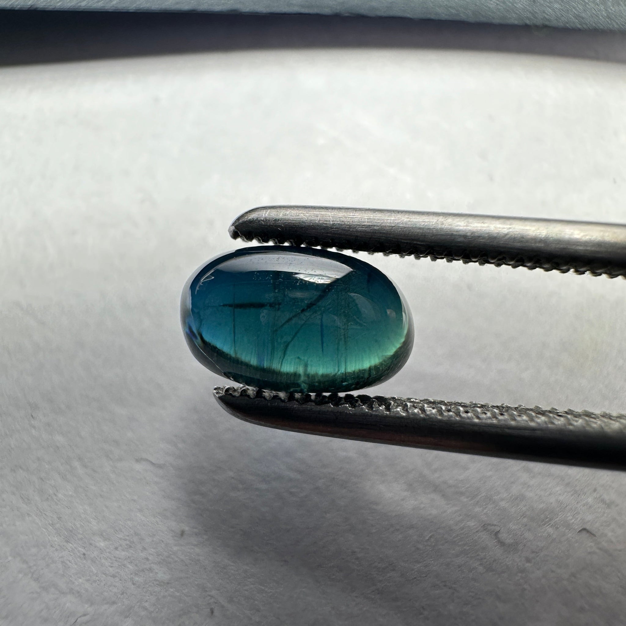 1.80Ct Sapphire Cabochon Kenya. Untreated Unheated. Can Be Used As Is Or Facet It Into A Cut Stone.