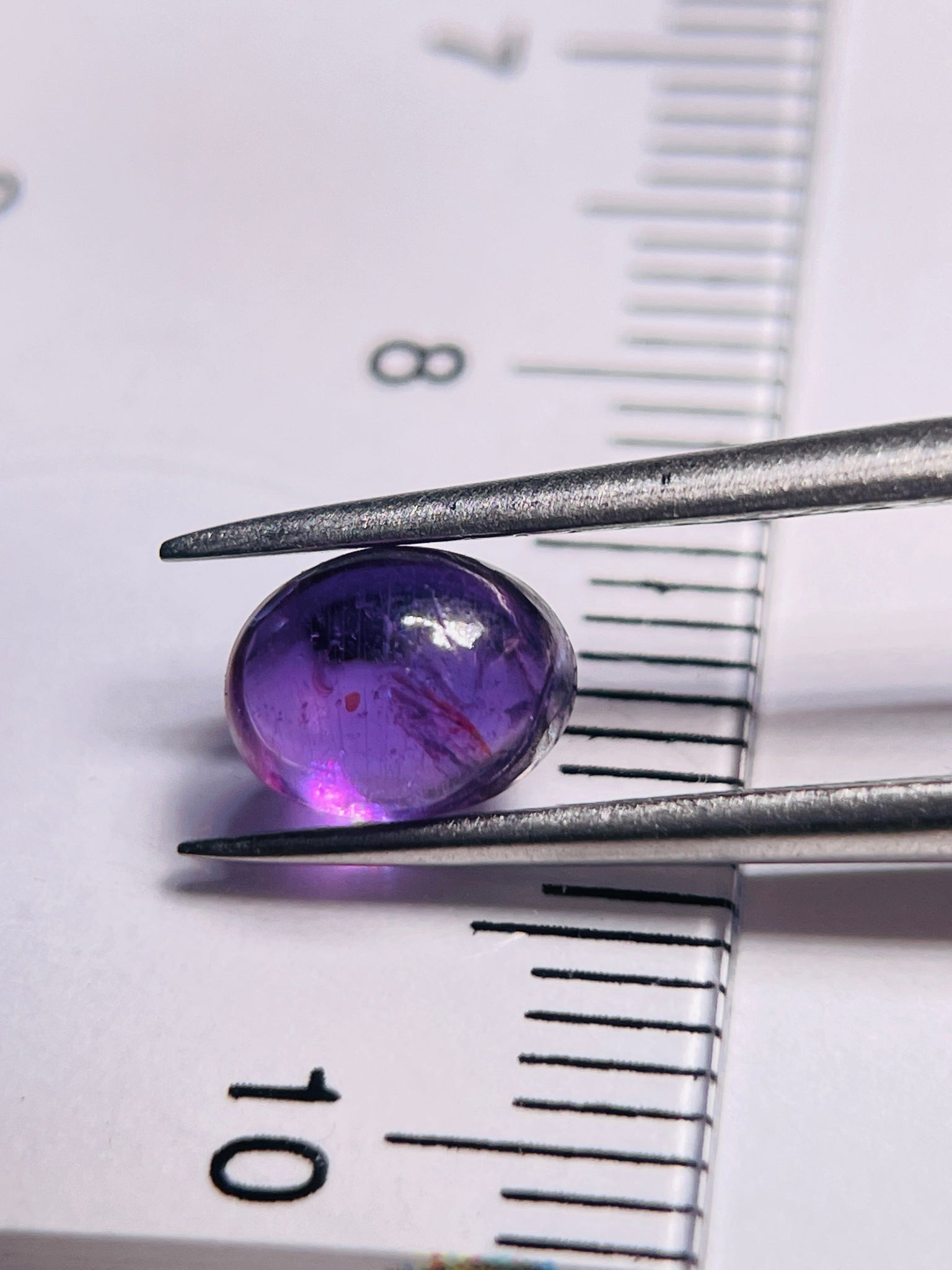 1.65Ct Sapphire Cabochon Umba Valley Tanzania. Untreated Unheated.