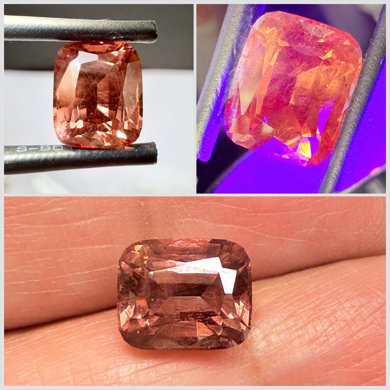 Dragon Garnet, 4.51ct, Tanzania, Untreated Unheated, slightly silky, do see the video even if it’s to learn
