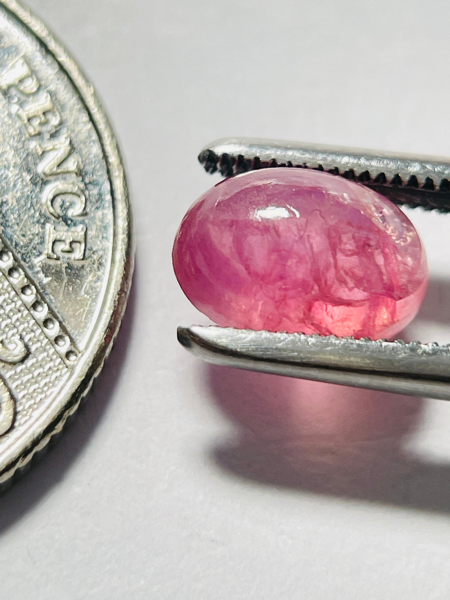 2.49Ct Umba Sapphire Cabochon. Tanzania Untreated Unheated.