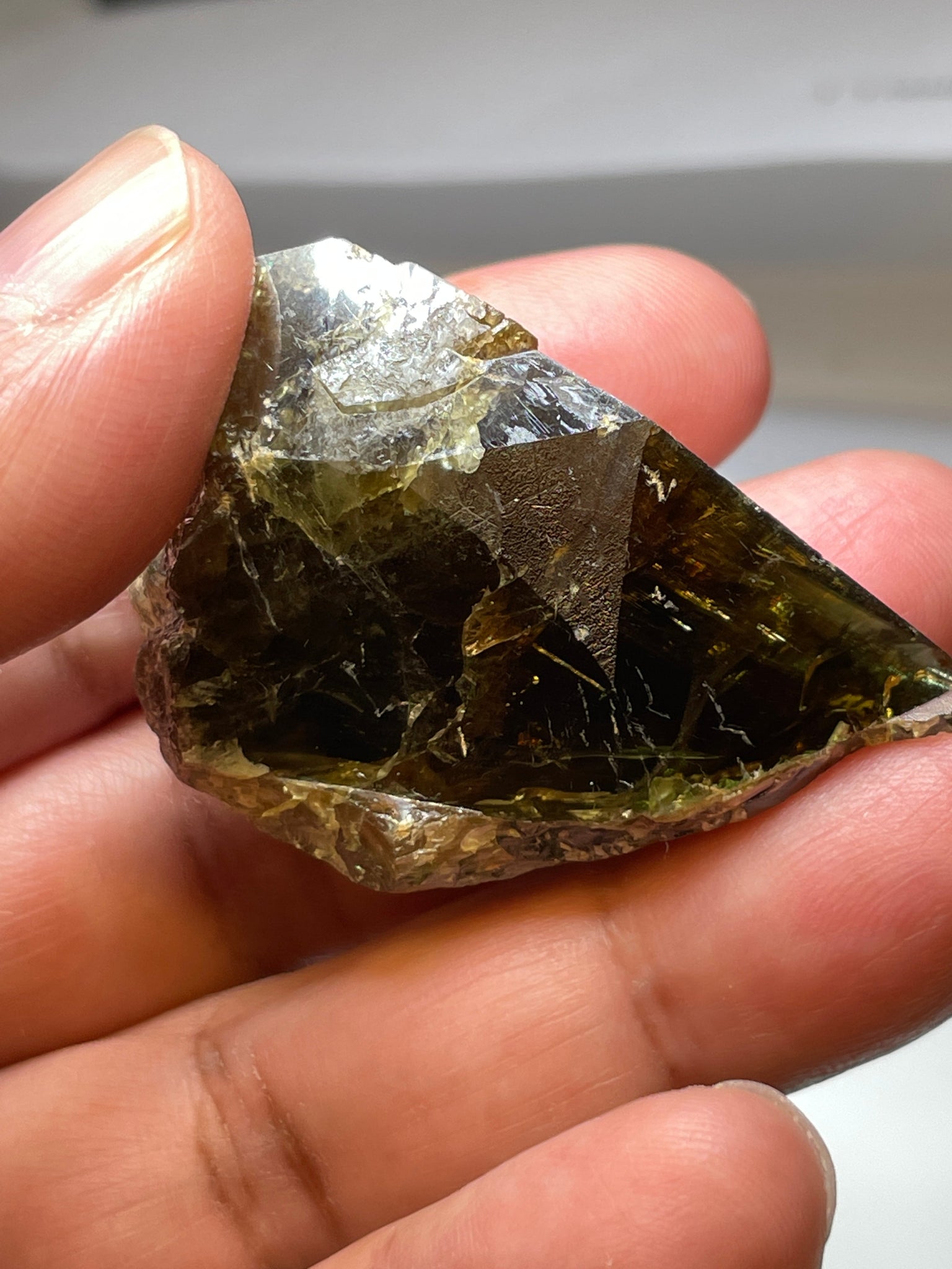 241.59Ct / 43.31Gm Tanzanian Sphene Crystal Untreated Unheated. Very High End Ultra Rare