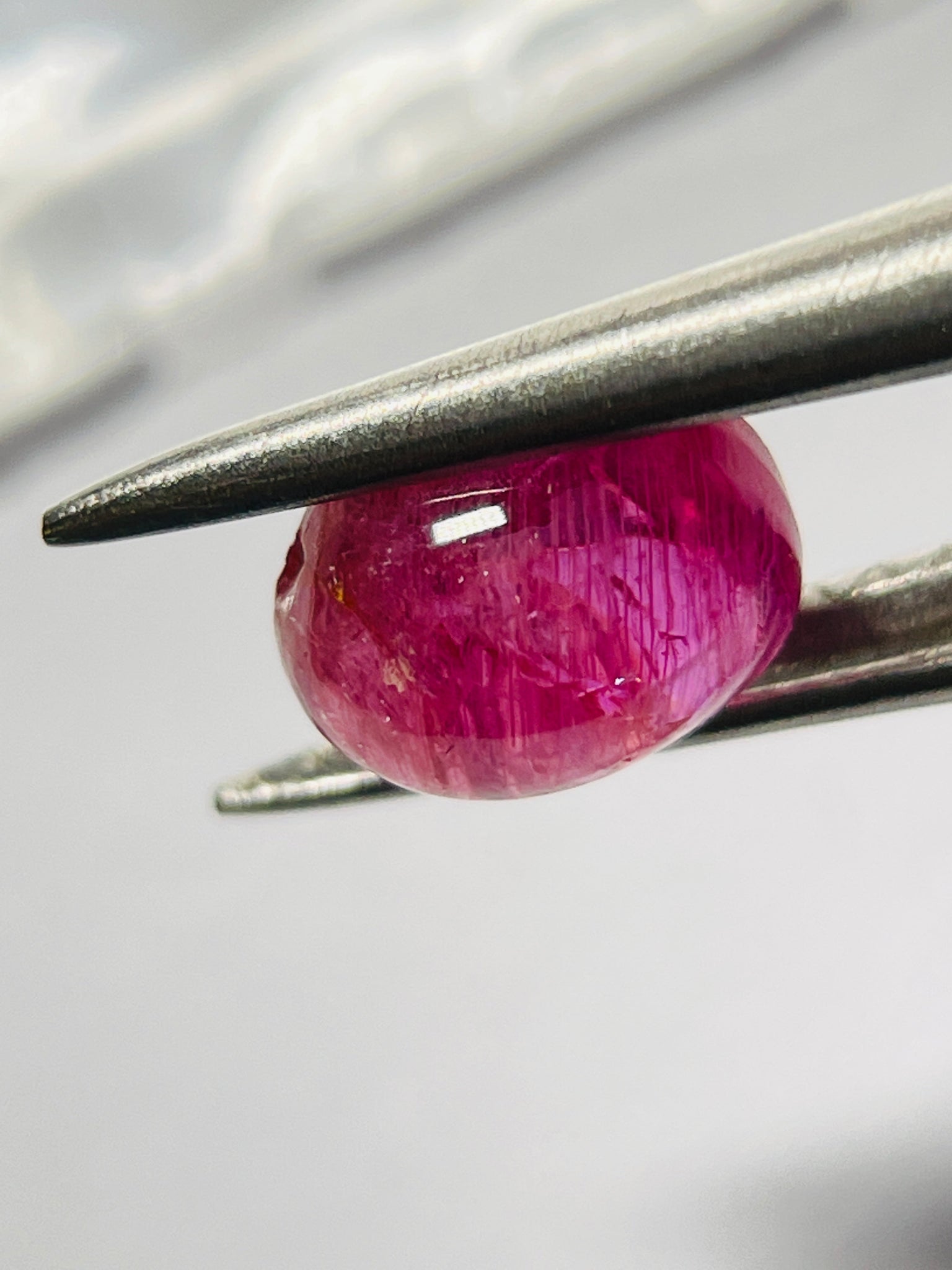 2.11Ct Sapphire Cabochon Umba Valley Tanzania. Untreated Unheated.