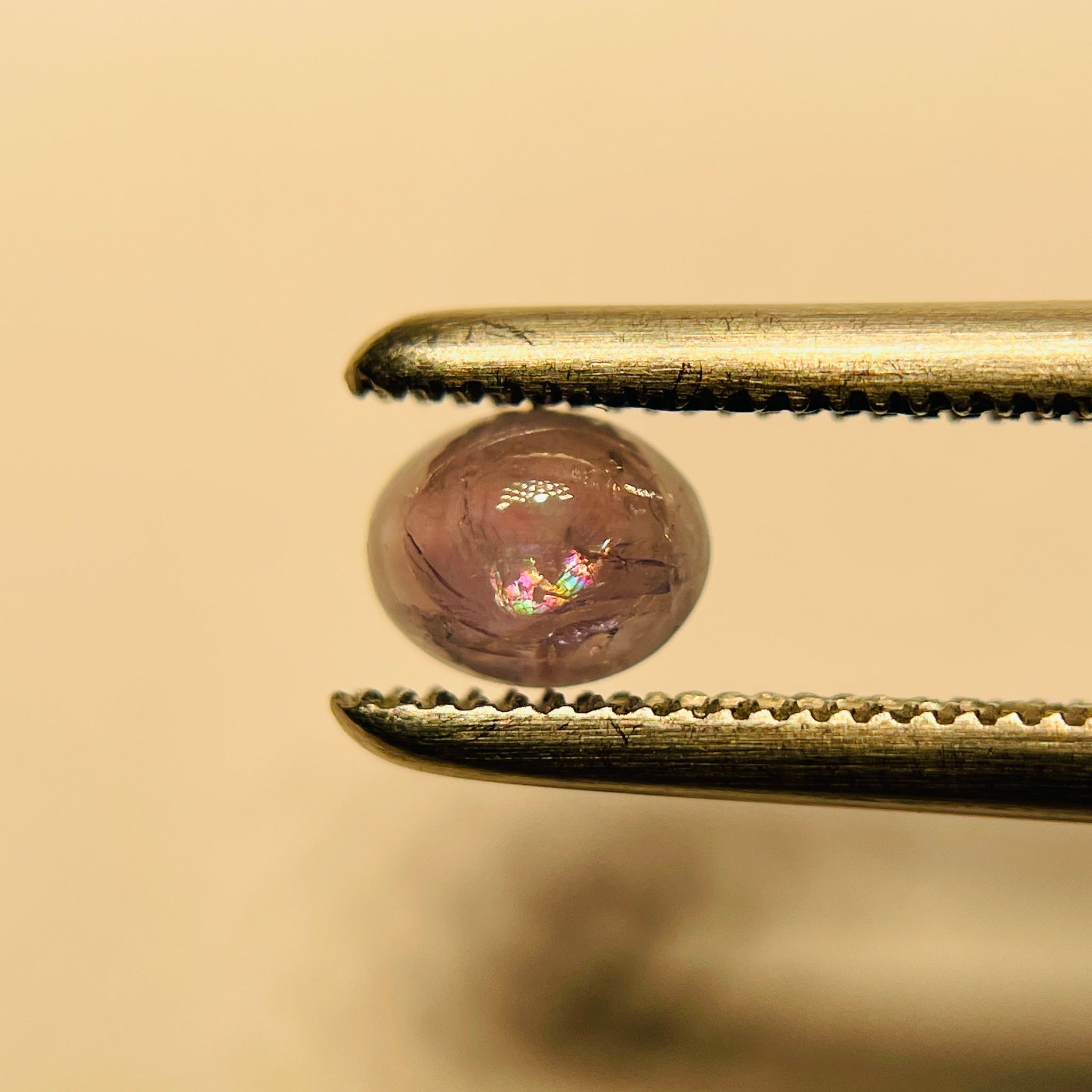 0.48Ct Cats-Eye Alexandrite Lake Manyara Tanzania. Untreated Unheated. Yep Thats A Rainbow In It