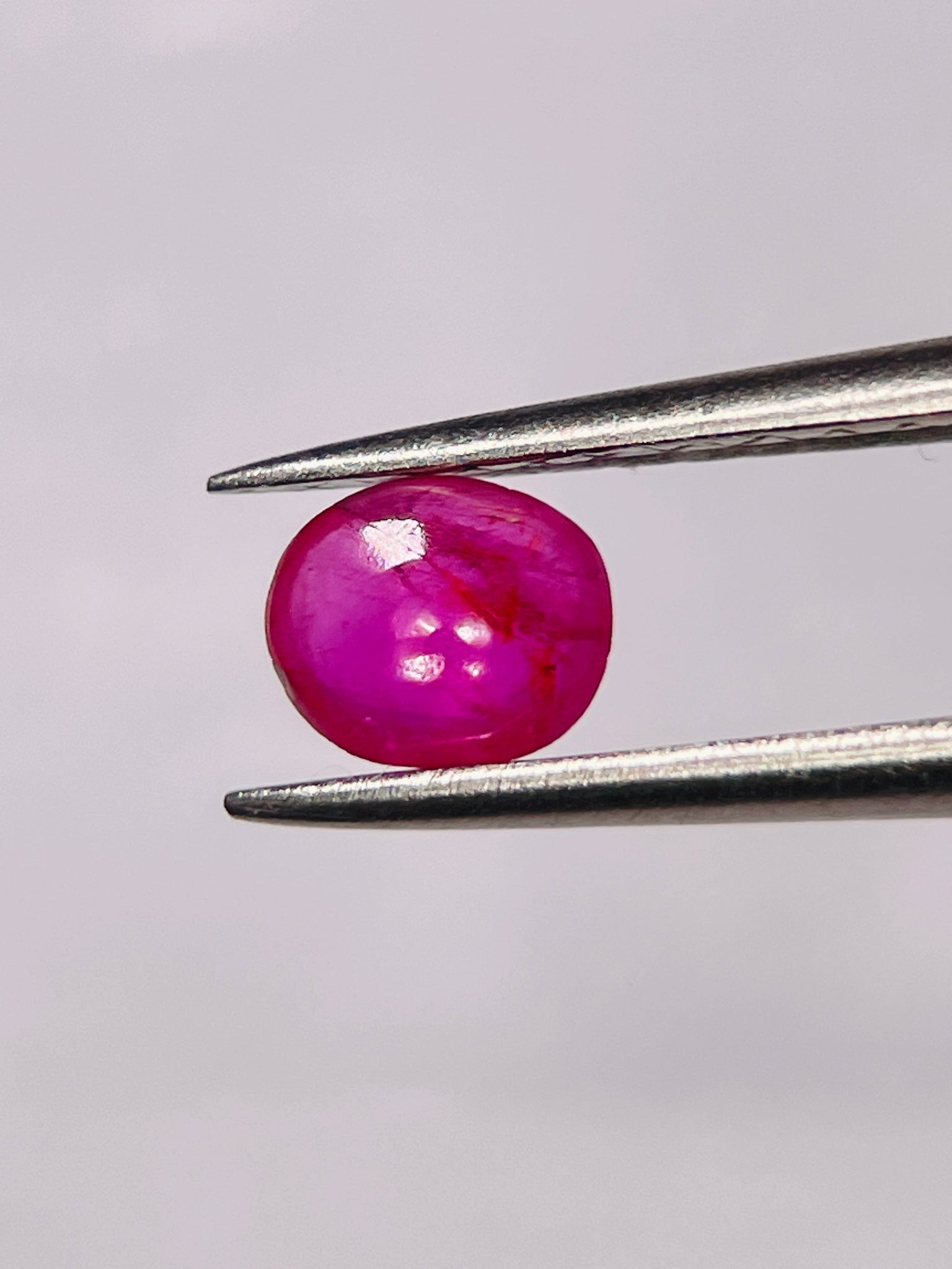 0.58Ct Sapphire Cabochon Winza Tanzania. Untreated Unheated