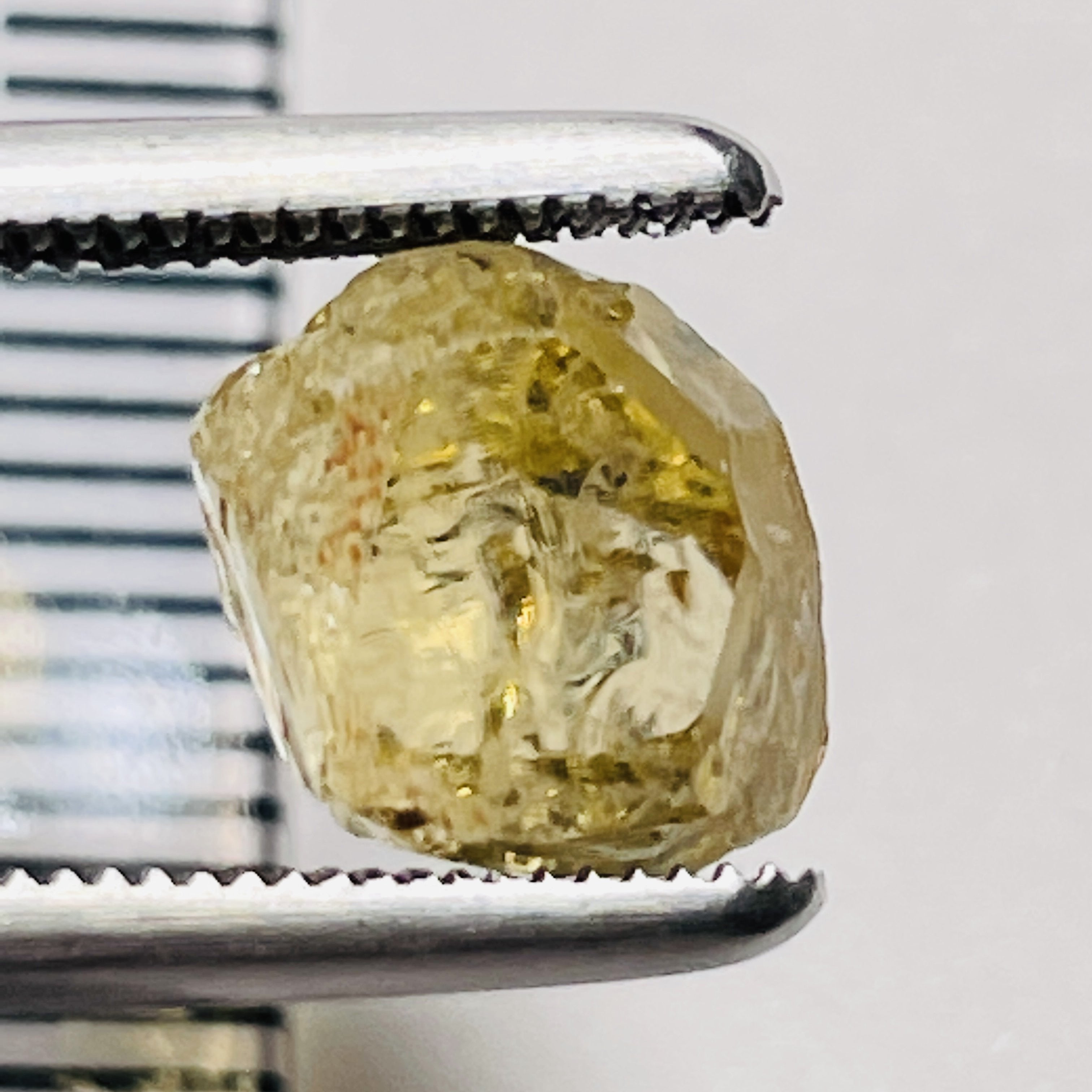 2.96Ct Yellow Tourmaline Crystal Vvs-If Tanzania Untreated Unheated.