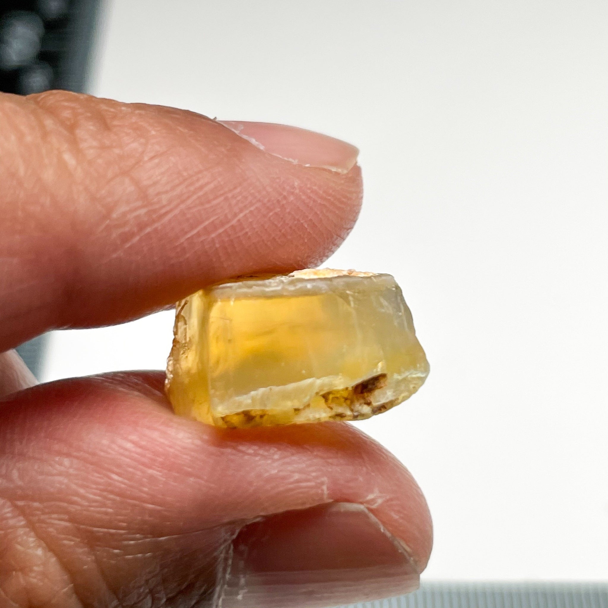 10.69Ct Opal Cats Eye Effect Tanzania. Untreated Unheated