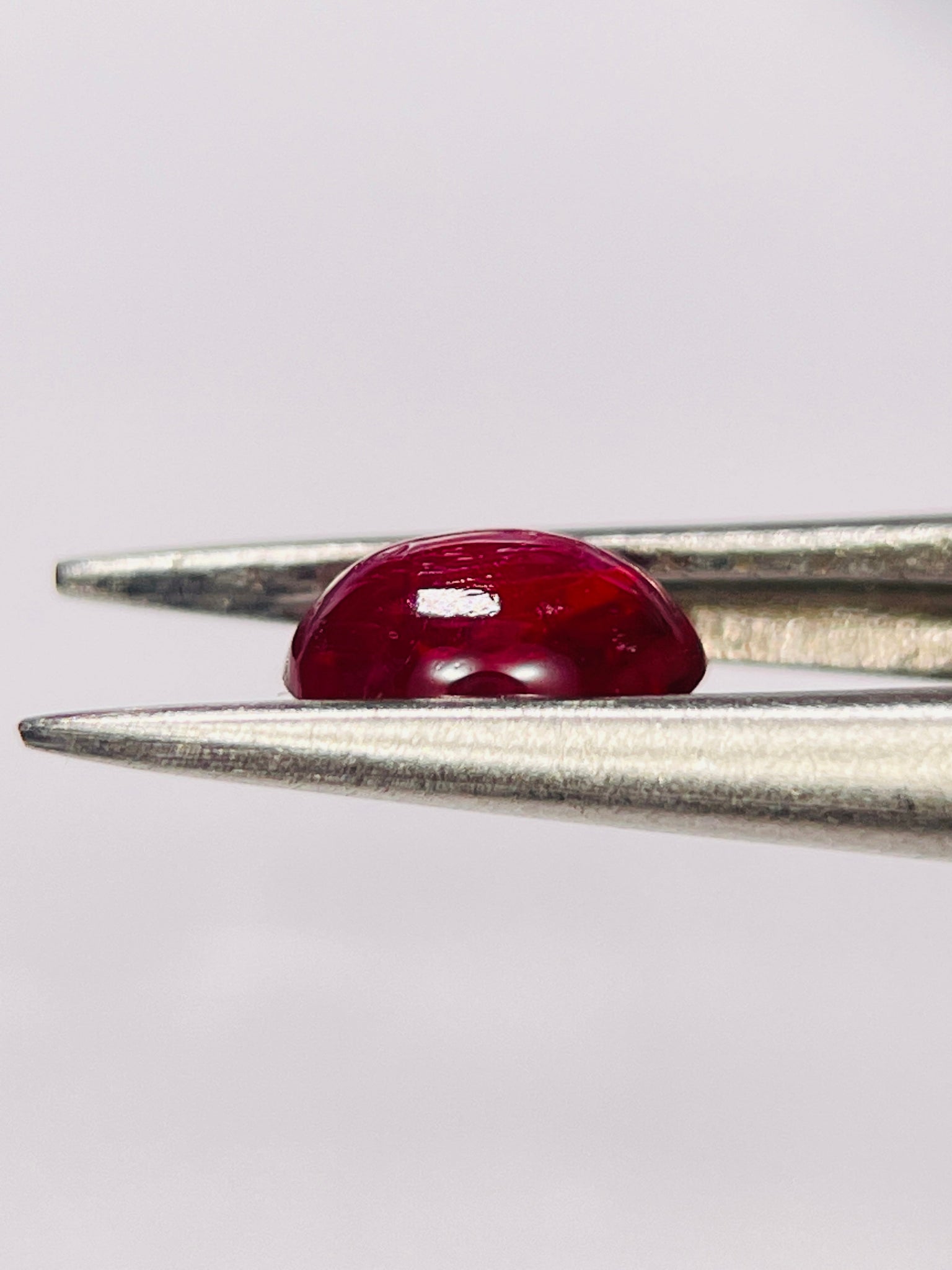 0.80Ct Ruby Cabochon Longido Mines Tanzania. Untreated Unheated