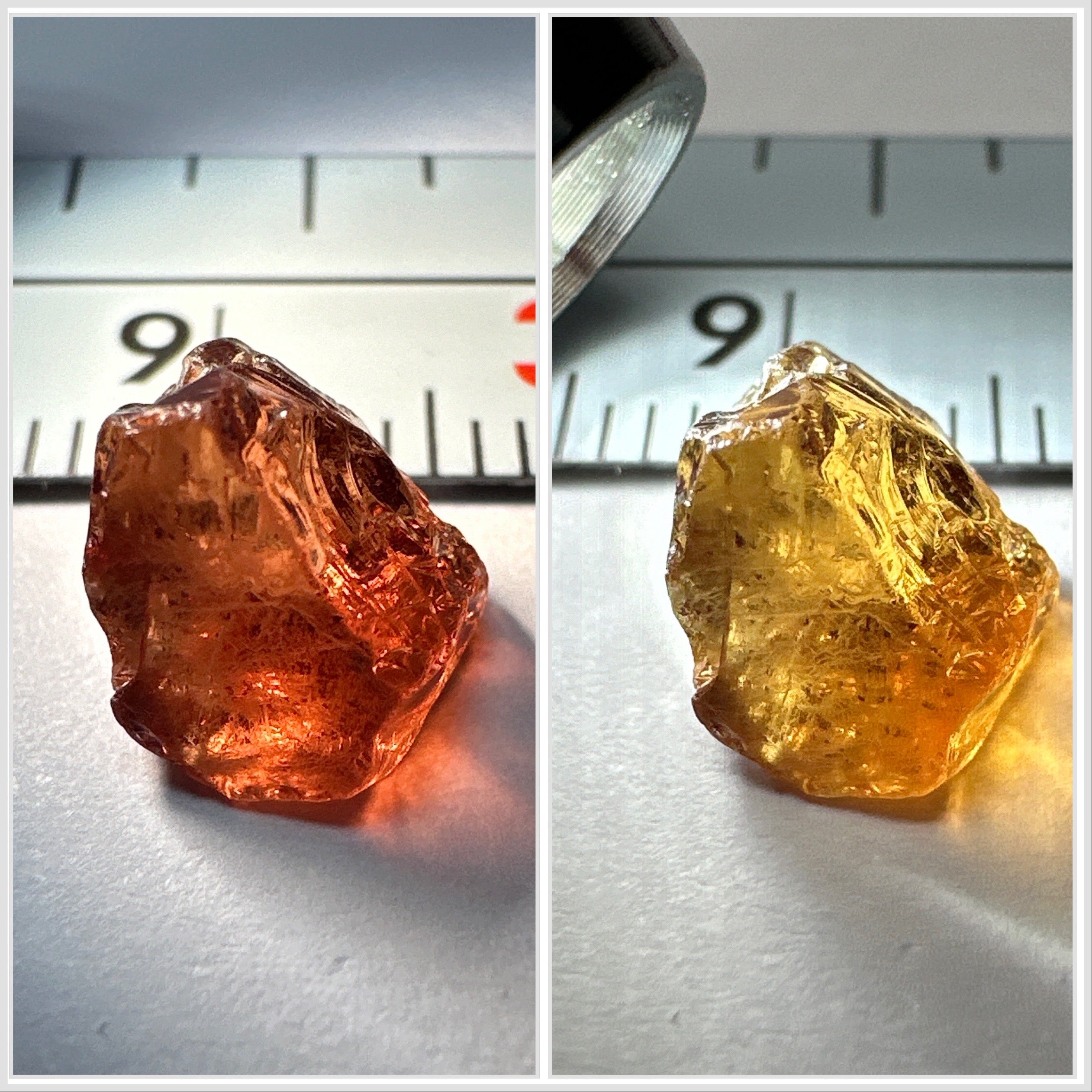 3.27ct Colour Change Garnet, Tanzania, Untreated Unheated, vvs-if with a slight inclusion on the skin on the outside