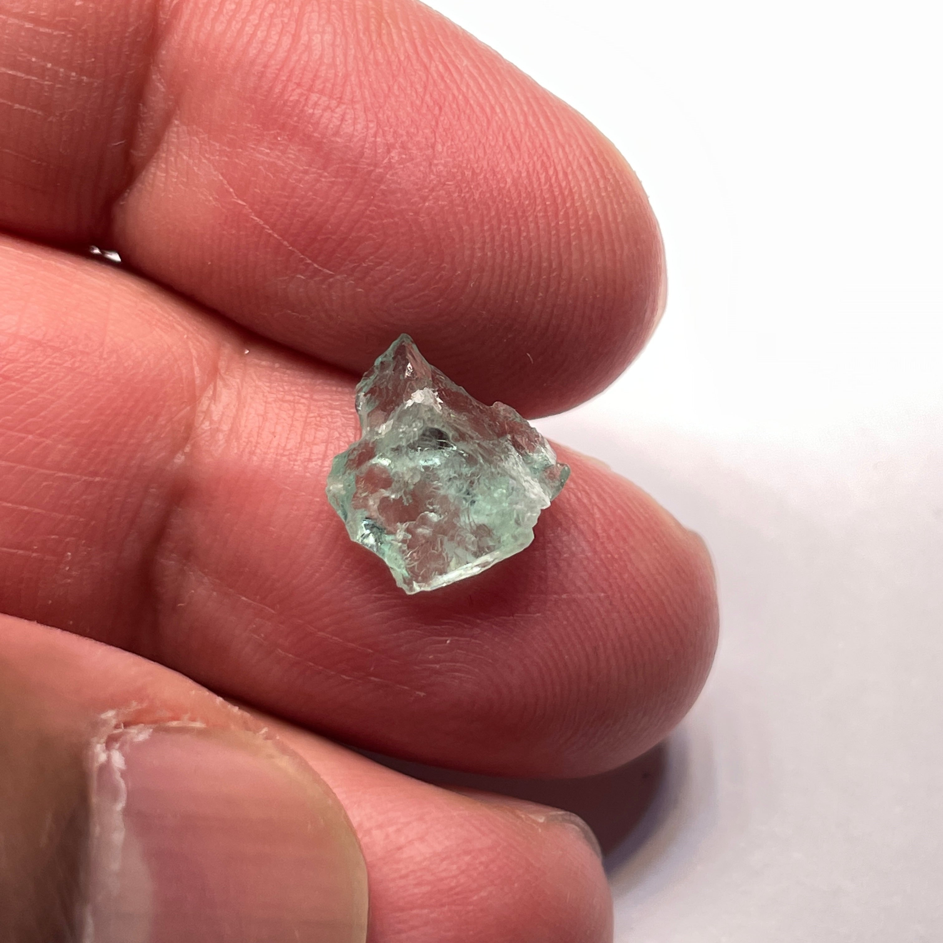2.48Ct Emerald Tanzania Untreated Unheated No Oil Slight Inclusions Facet Or Cab With Set In