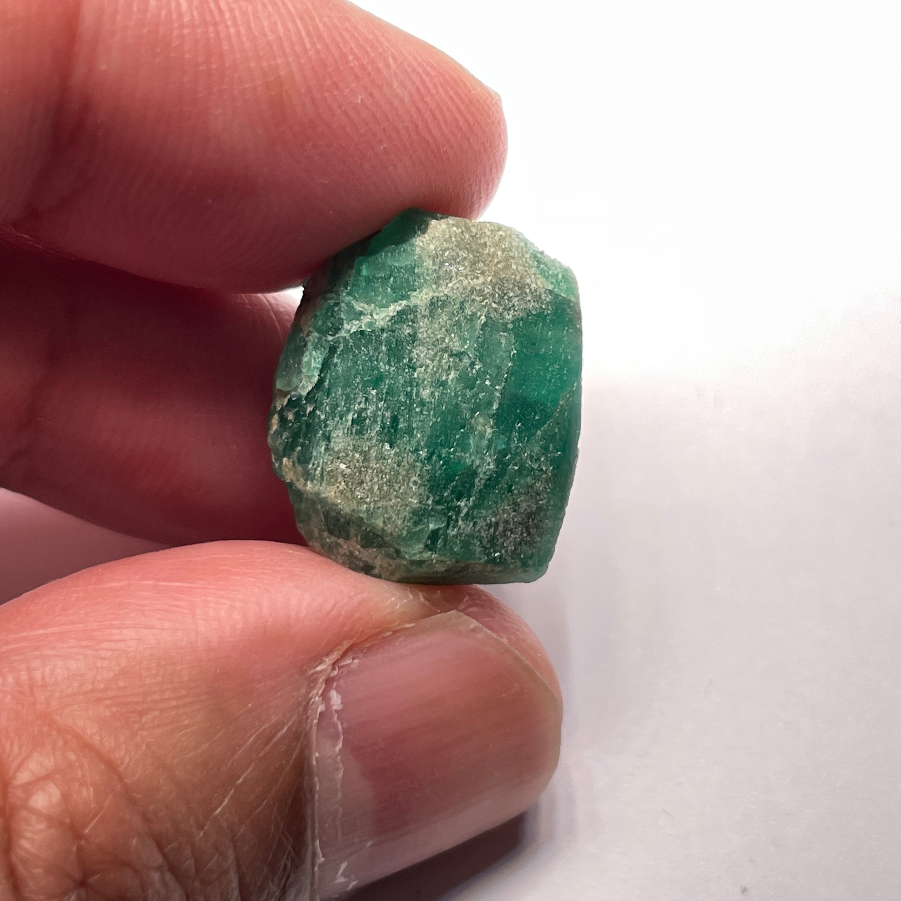 24.63Ct Emerald Crystal Tanzania Untreated Unheated No Oil